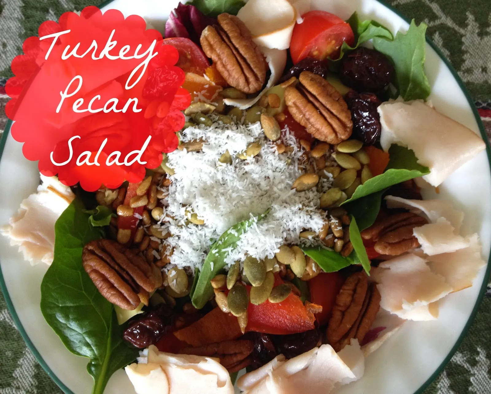 Pecan Sage and Gruyere Turkey Salad