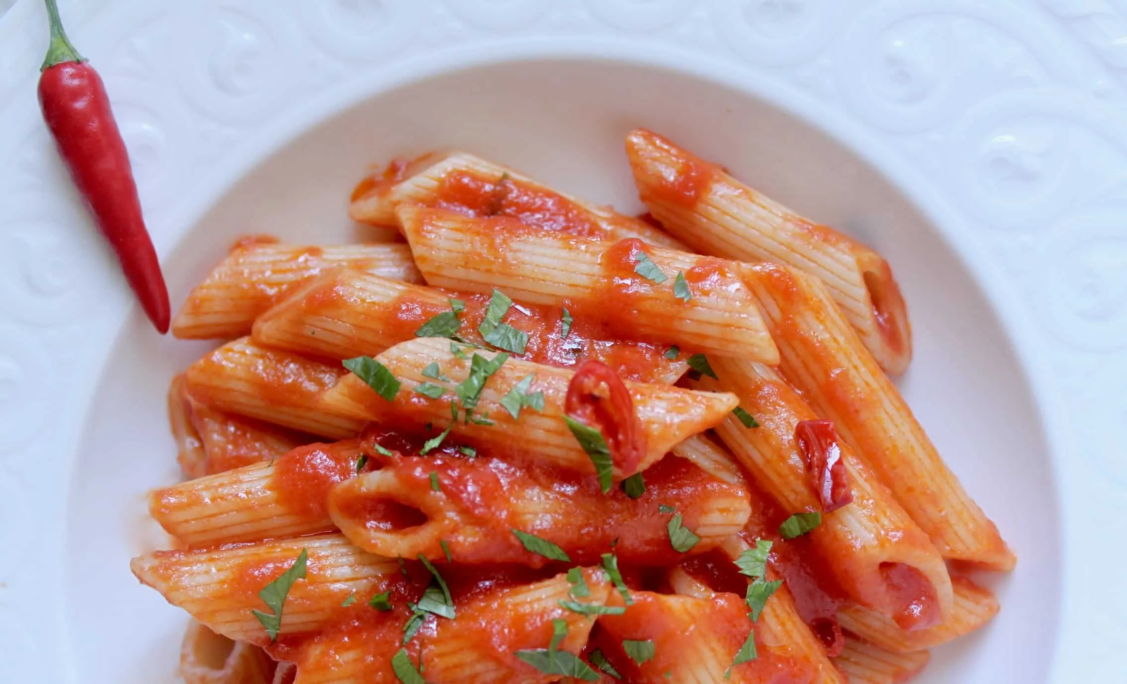 Penne all Arrabbiata Spicy Tomato Pasta