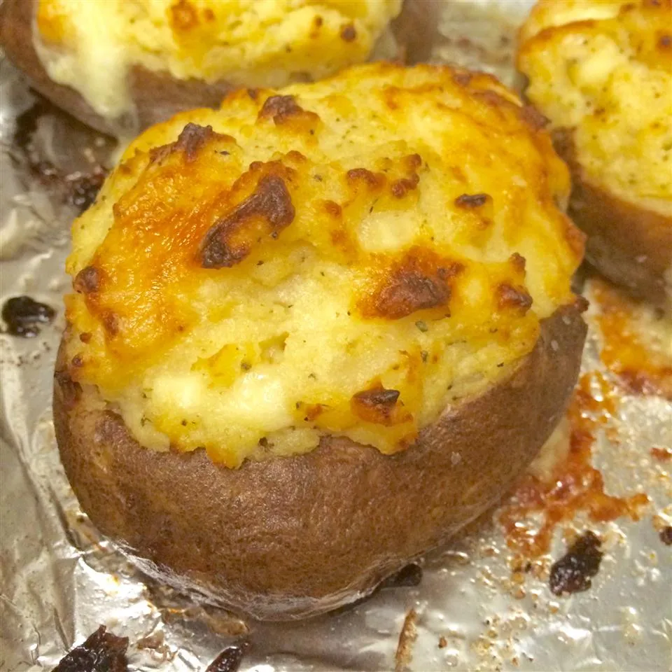 Peppercorn Ranch Twice Baked Potatoes