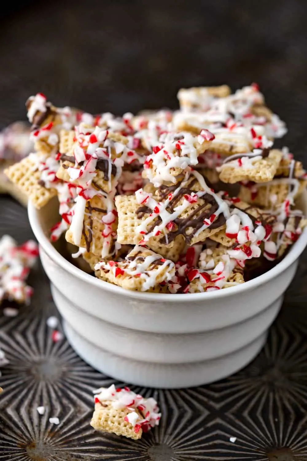 Peppermint Bark Chocolate Chex Mix