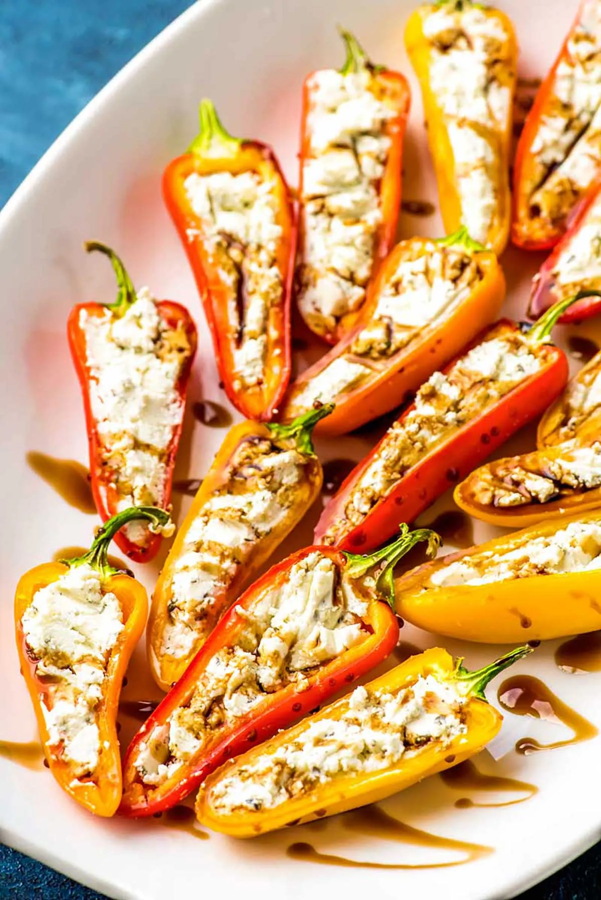 Peppers Stuffed with Spiced Cheese