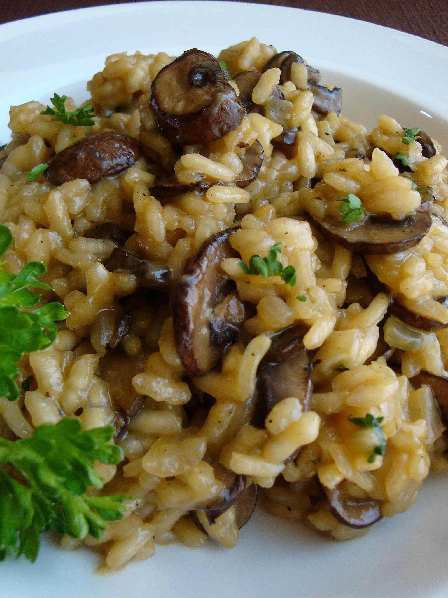 Perfect Mushroom Risotto with Risotto Tutorial