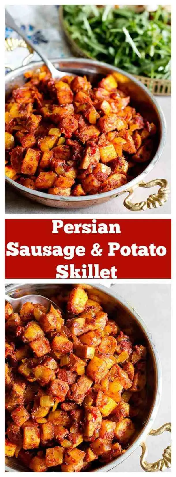 Persian Sausage and Potato Skillet