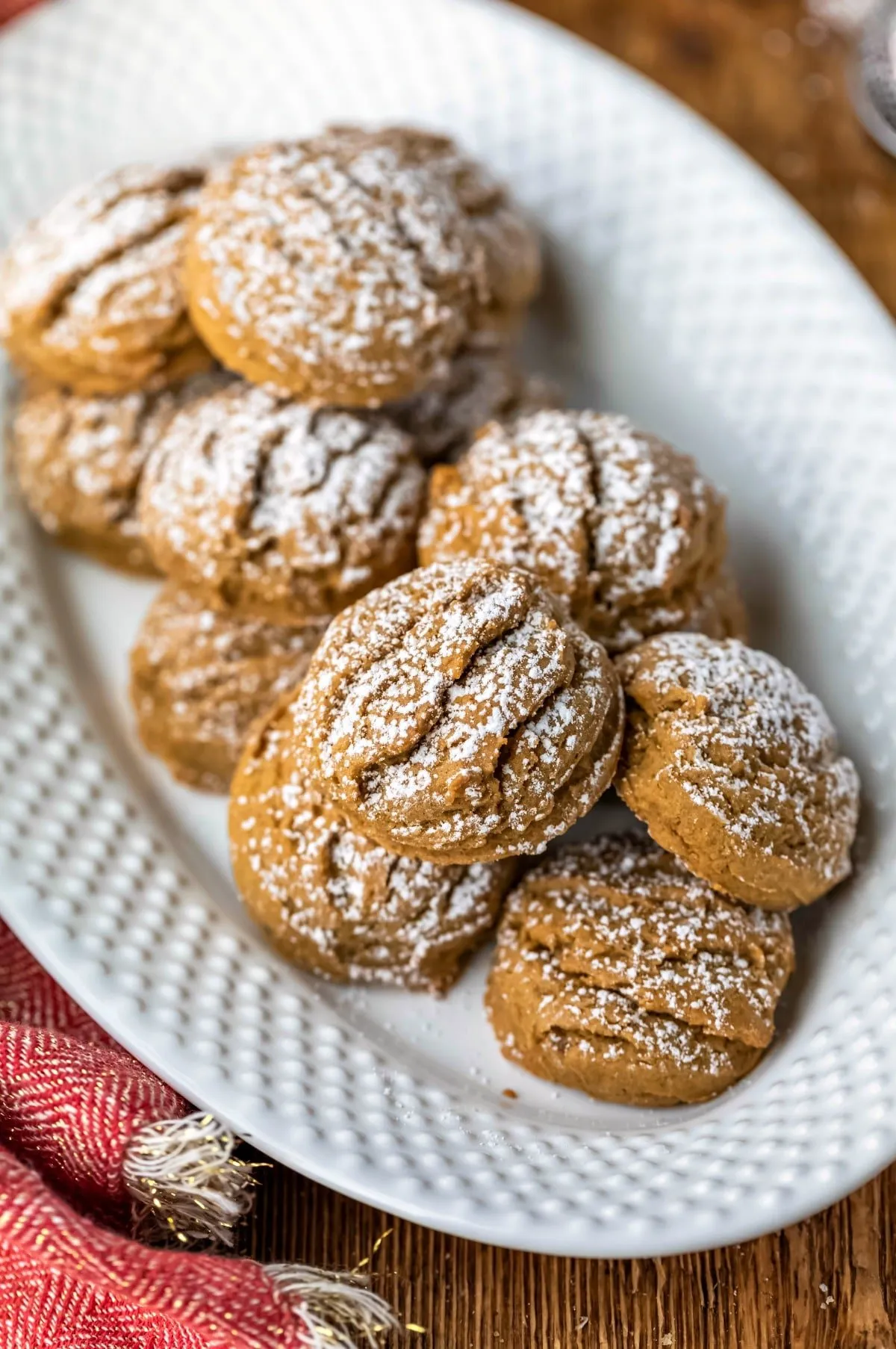 Pfeffernusse Peppernuts German Ginger Spice Cookies
