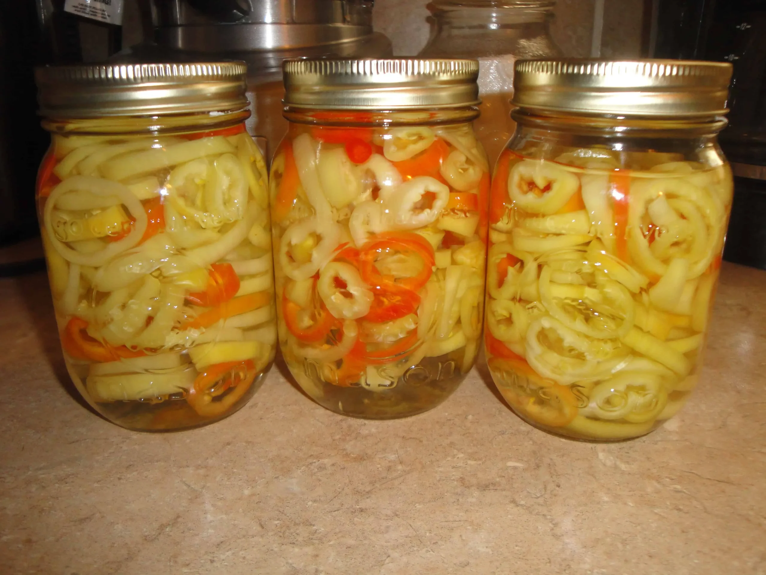 Pickled Banana Peppers for Canning