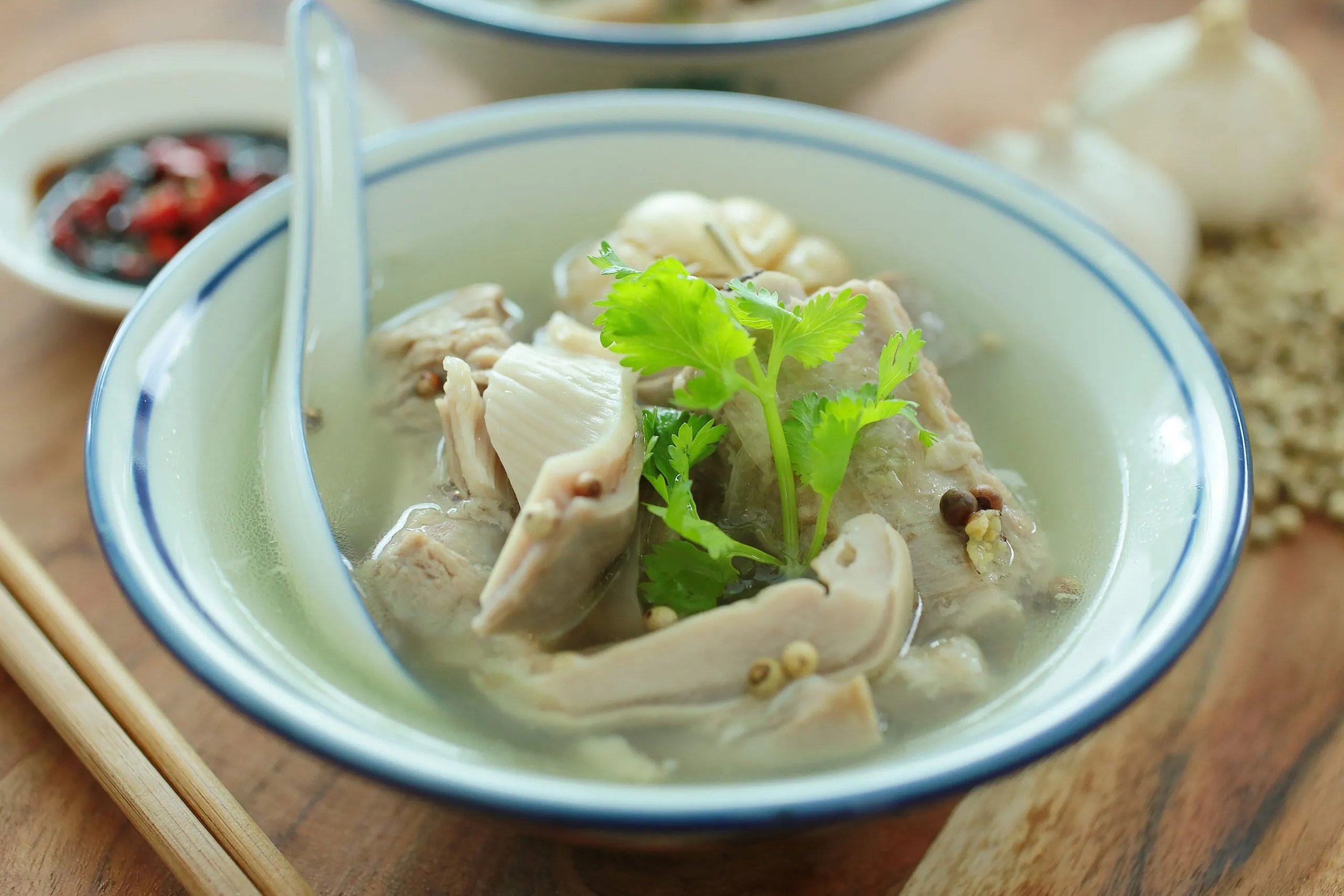 Pigs Stomach Stir Fry and Pigs Stomach Soup