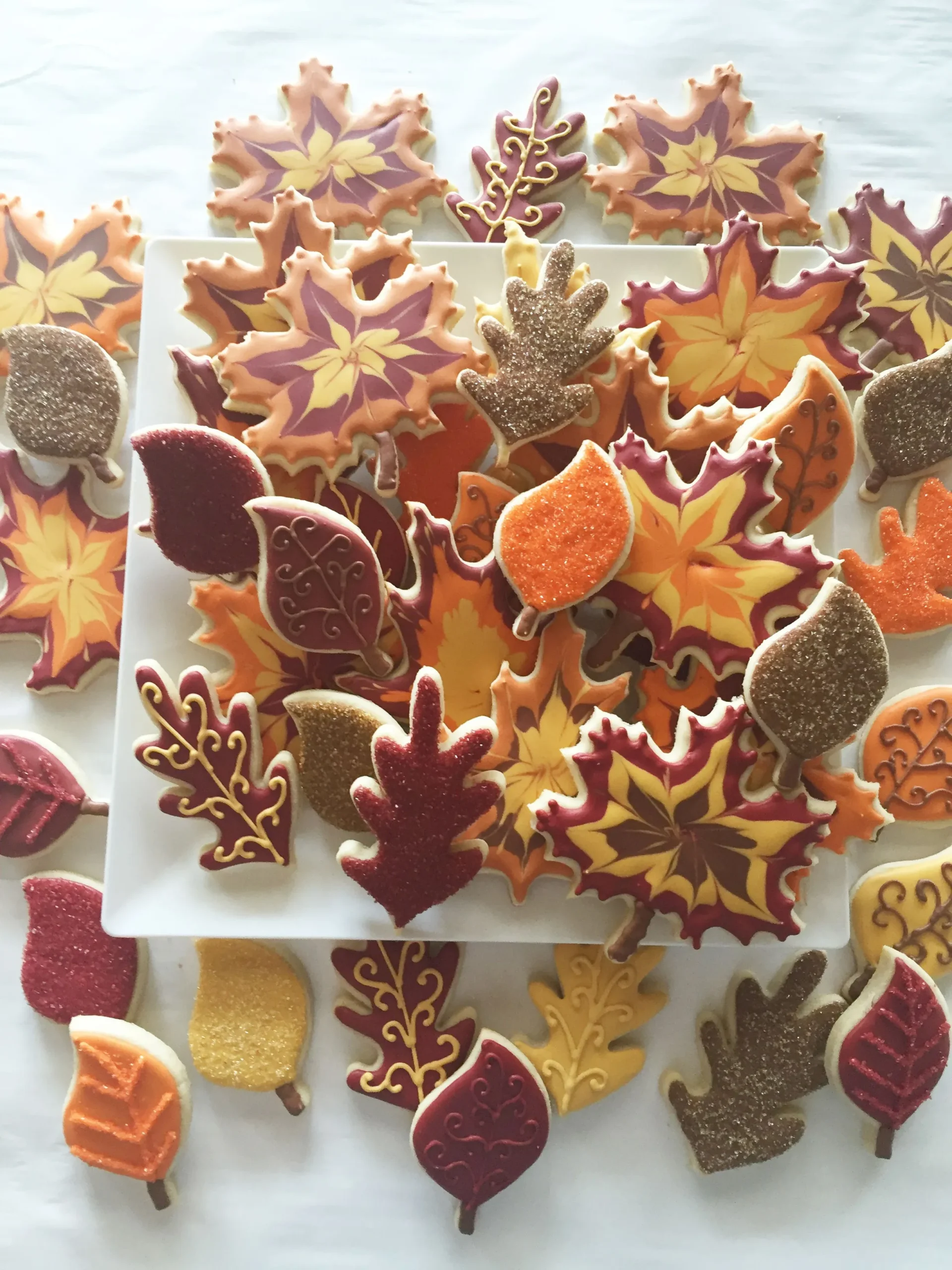 Pile of Fall Cookie Leaves
