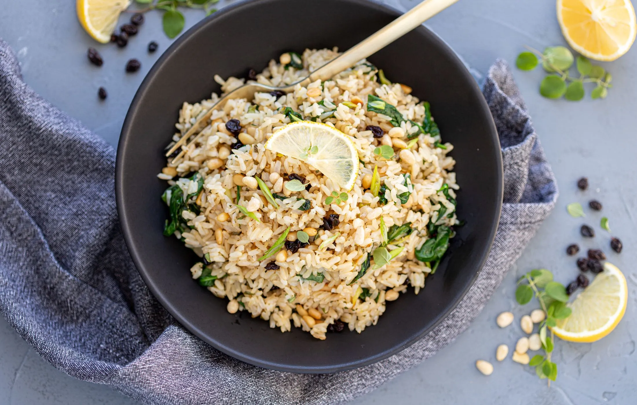 Pine Nut Rice Dressing