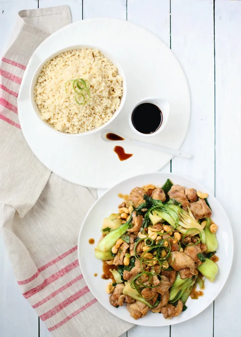 Pineapple Cashew Bok Choy