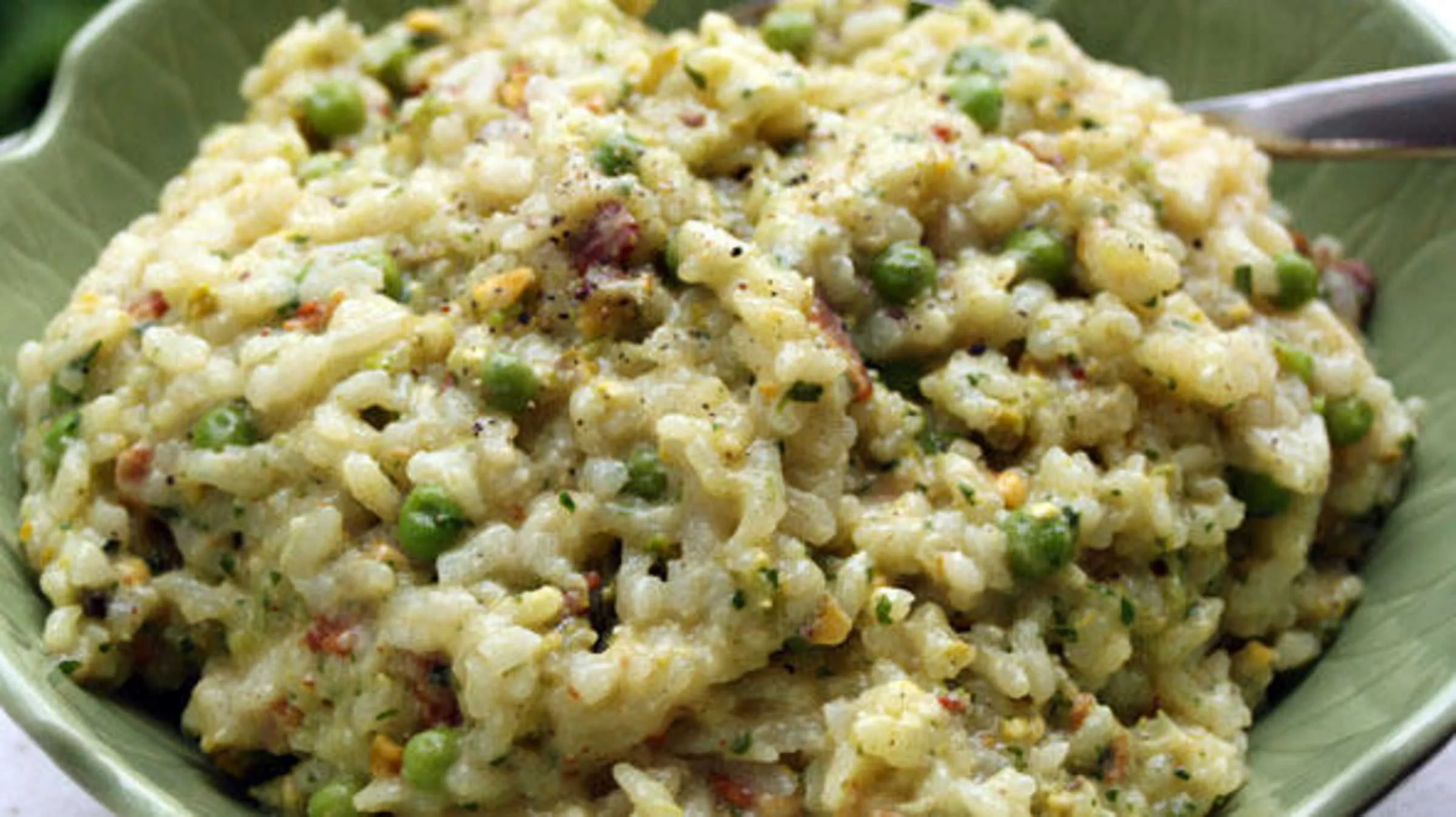 Pistachio and Gorgonzola Risotto