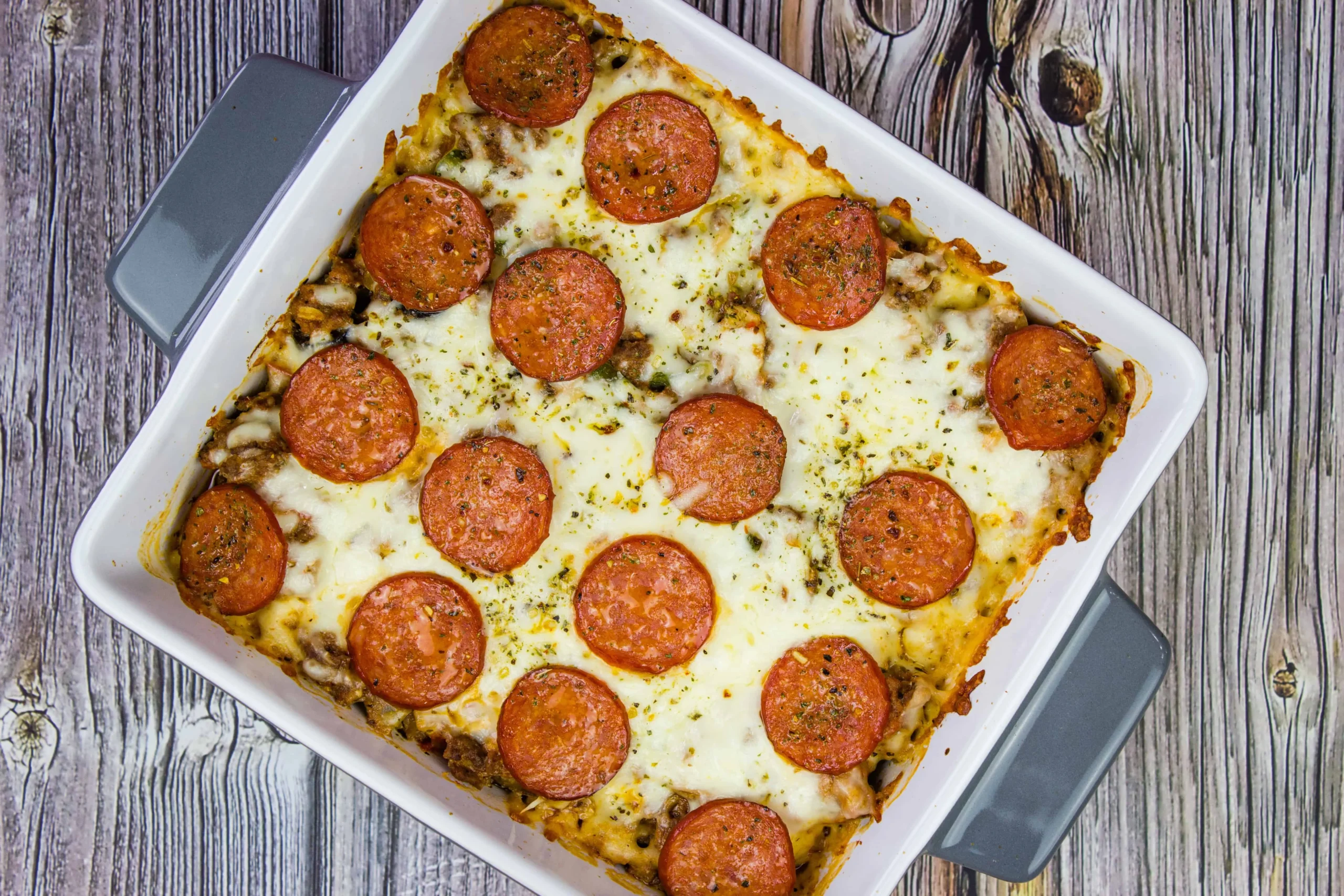 Pizza Casserole Keto Friendly by LMB