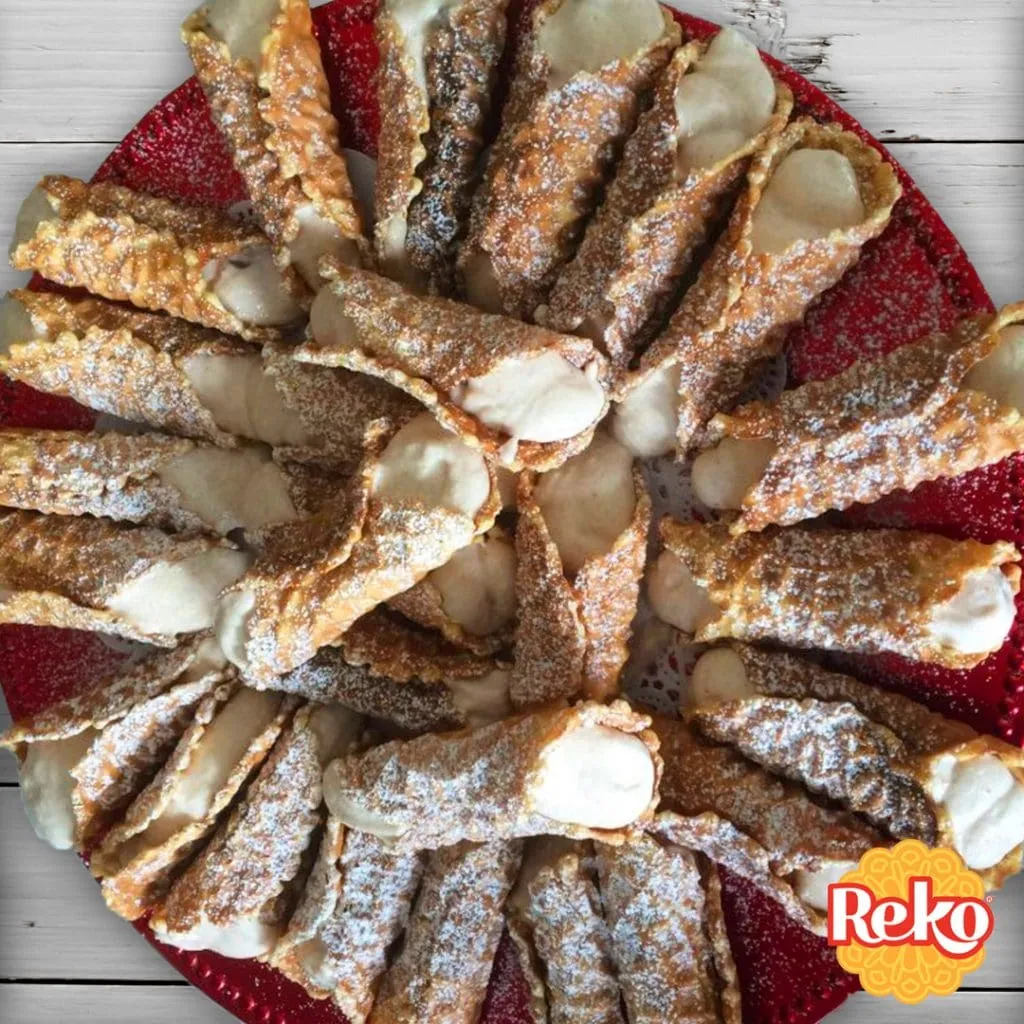 Pizzelle Cannoli with Ricotta Filling