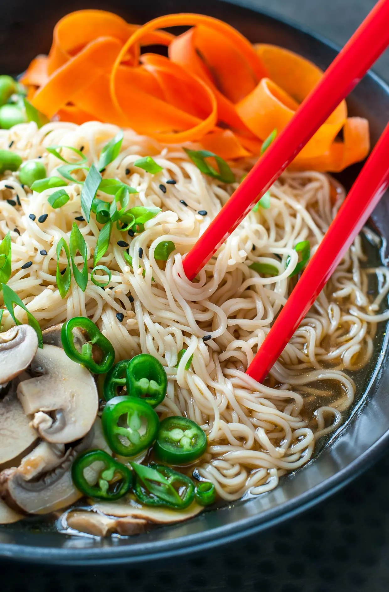 Plant Based Ramen with Edamame