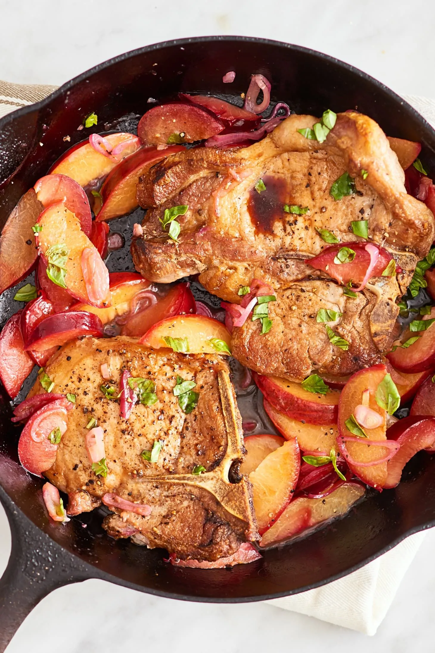 Plum Crazy Pork Chops