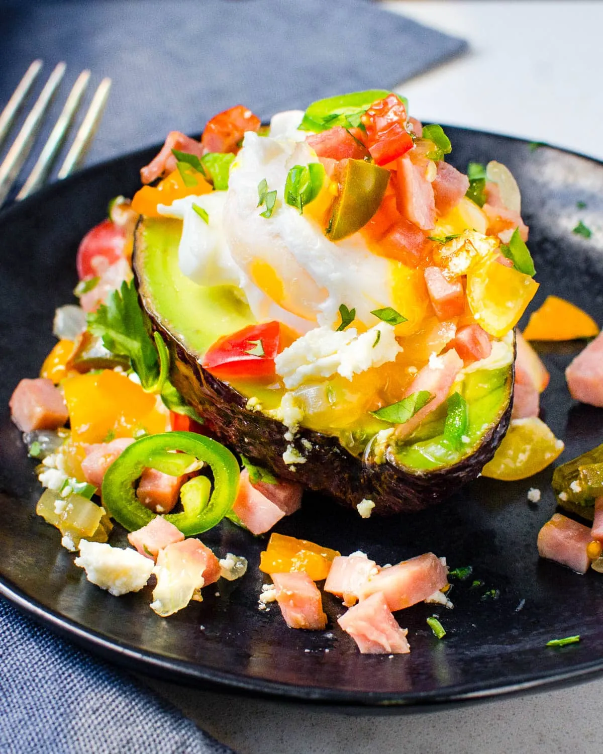 Poached Egg Avocado Boats
