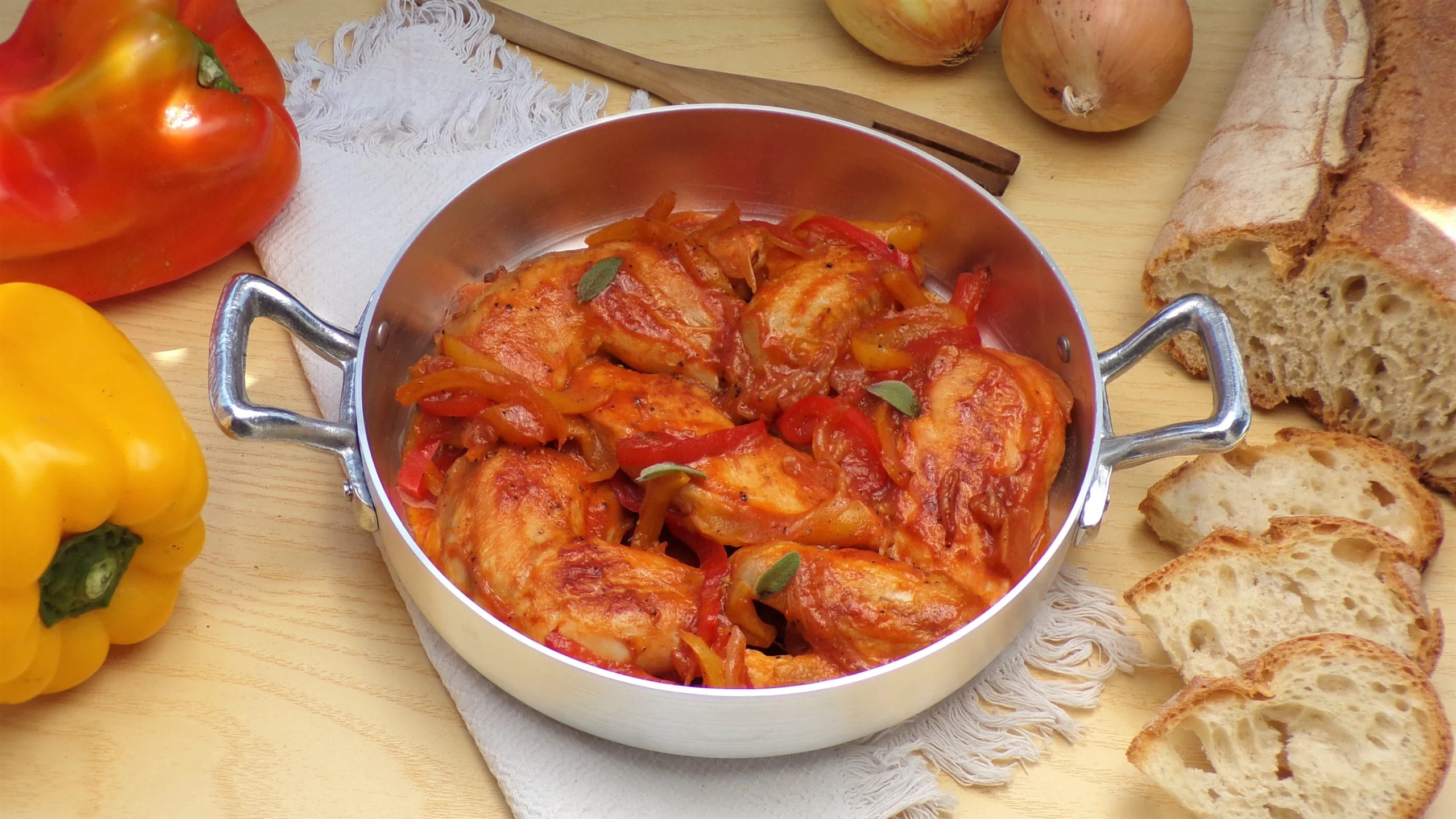 Pollo alla Cleopatra