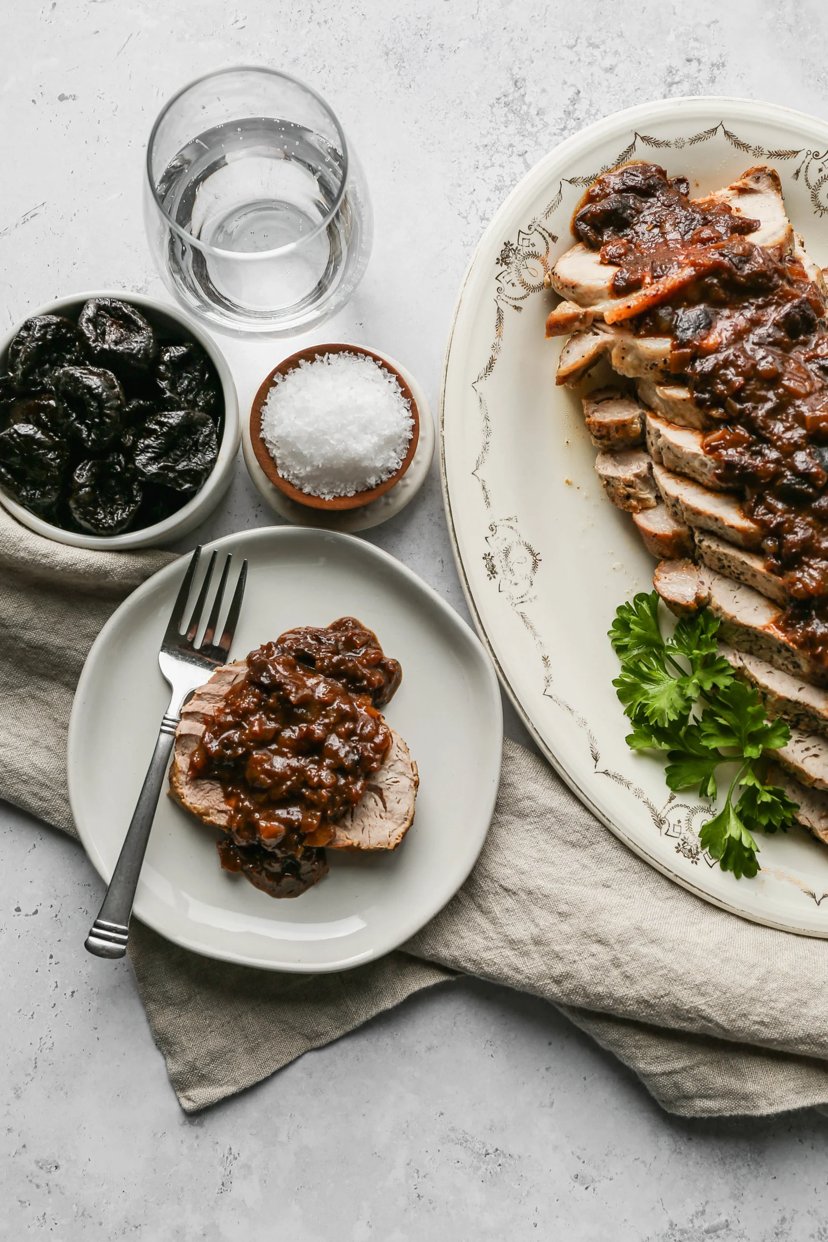 Pork Loin in Prune Sauce