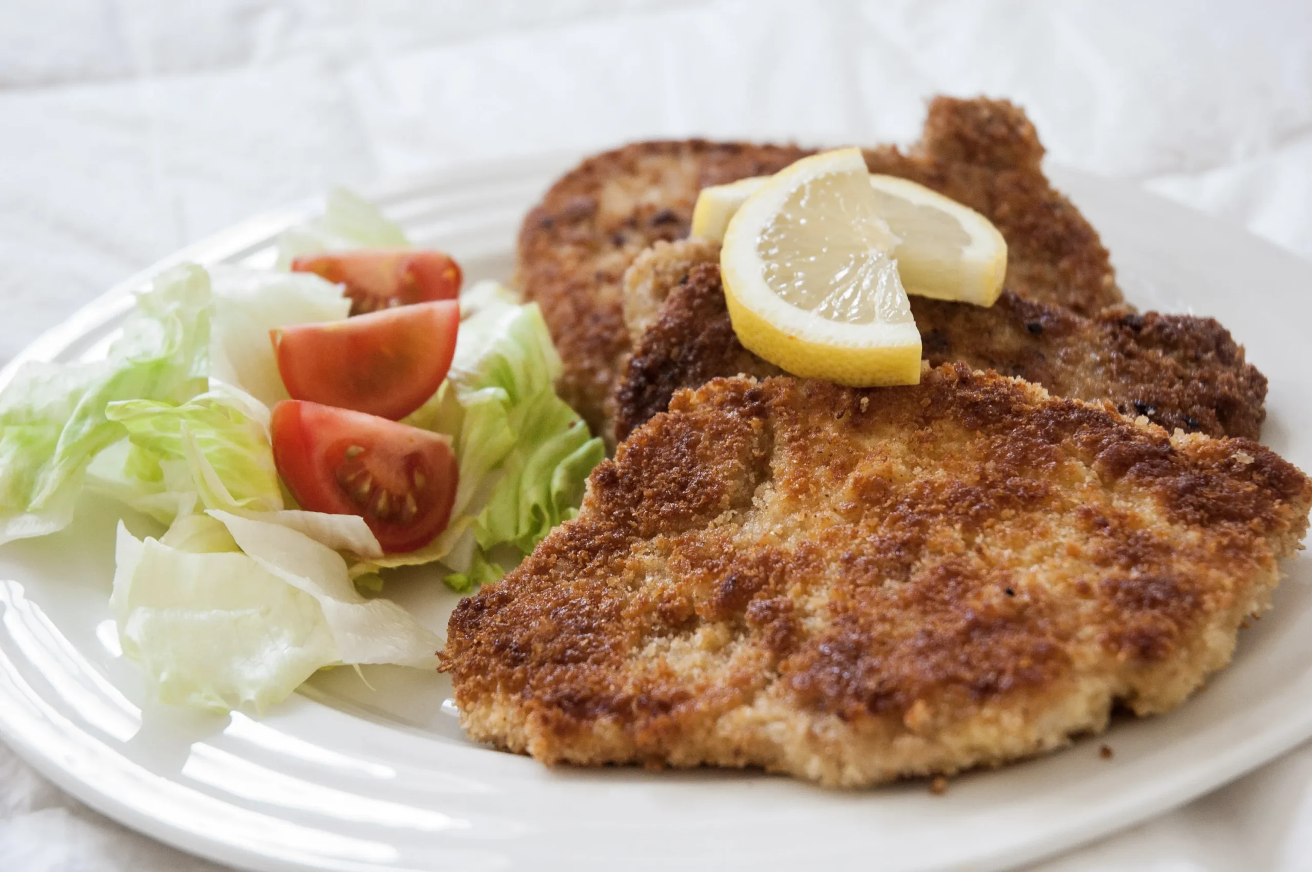 Pork Schnitzel with Maggi Apple Sauce