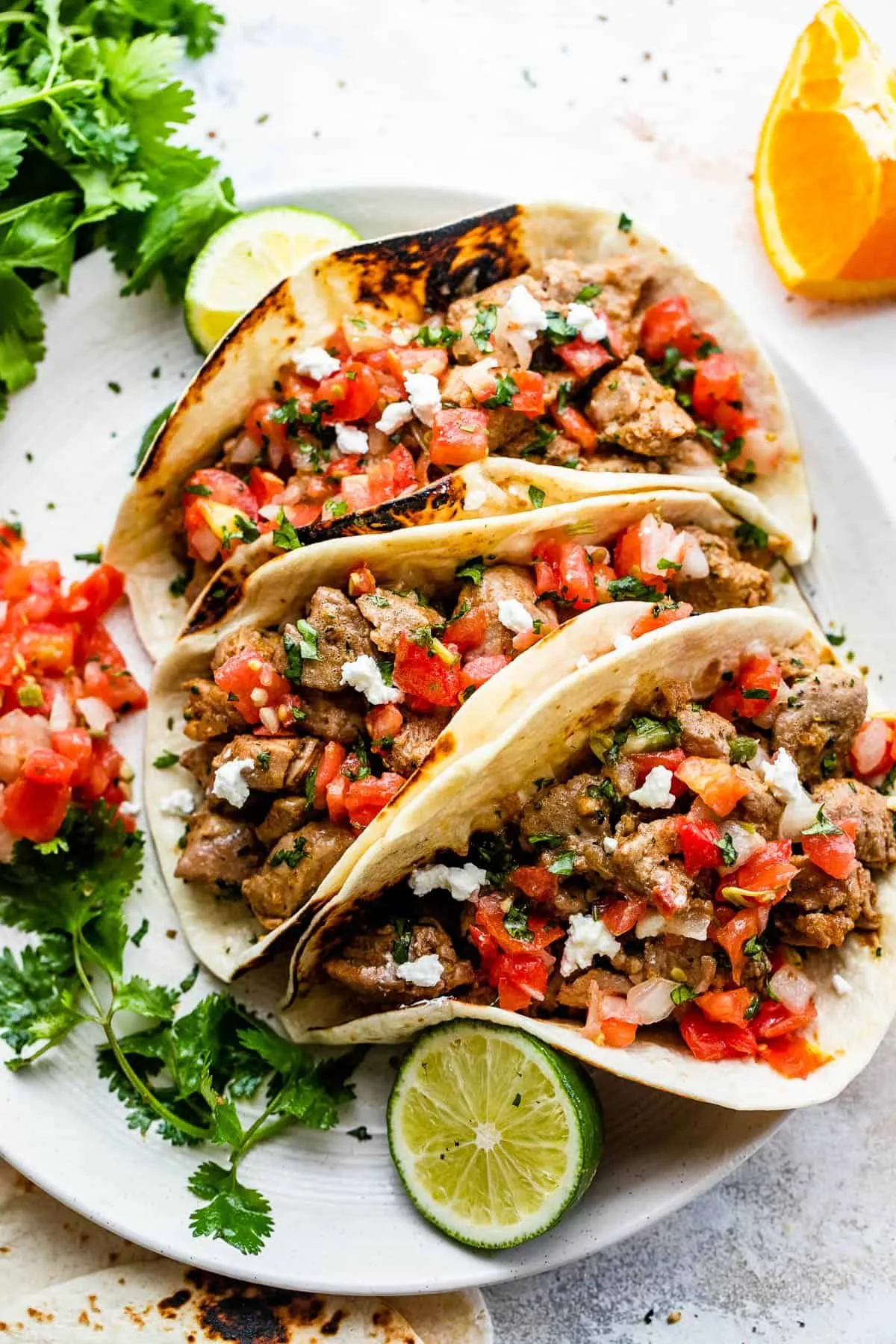 Pork Tenderloin Tacos with Pico de Gallo