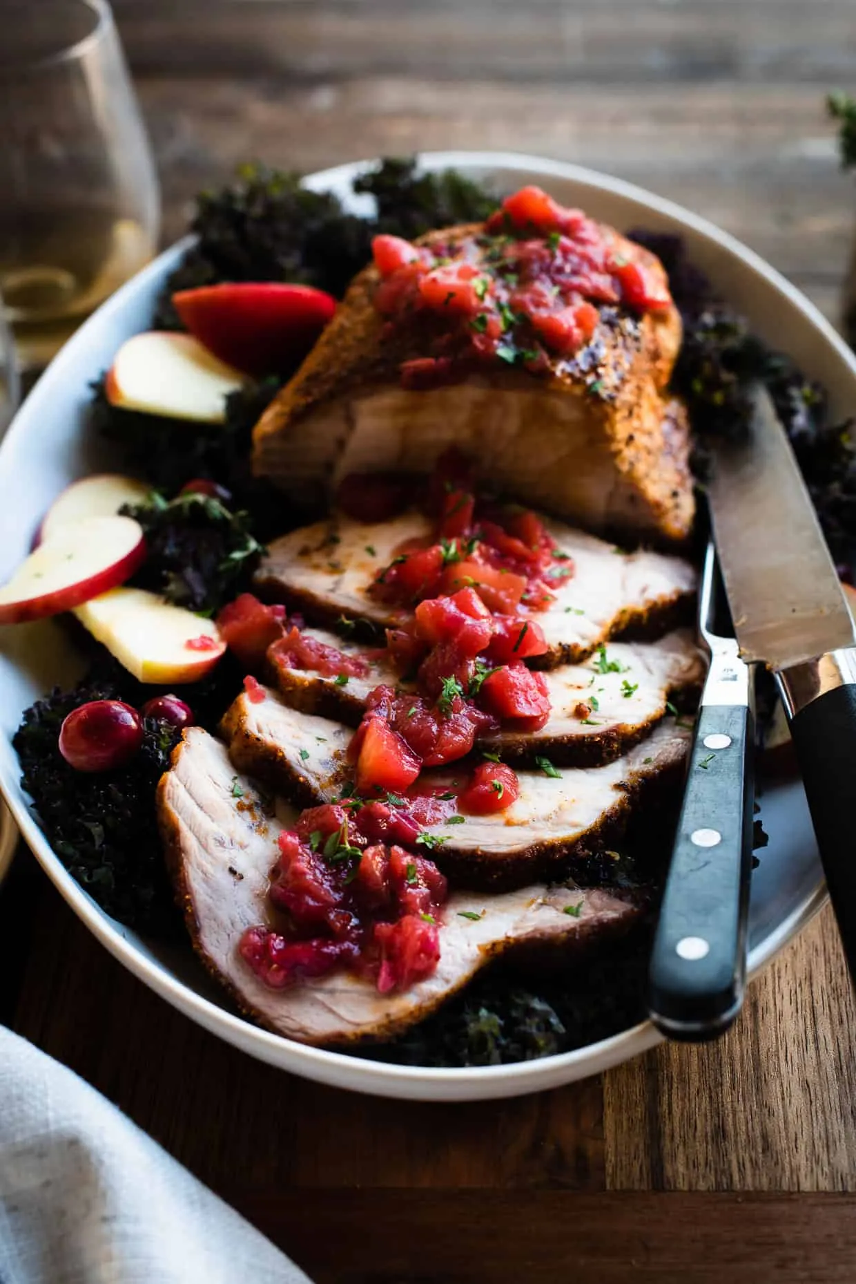 Pork Tenderloin with Apple Chutney