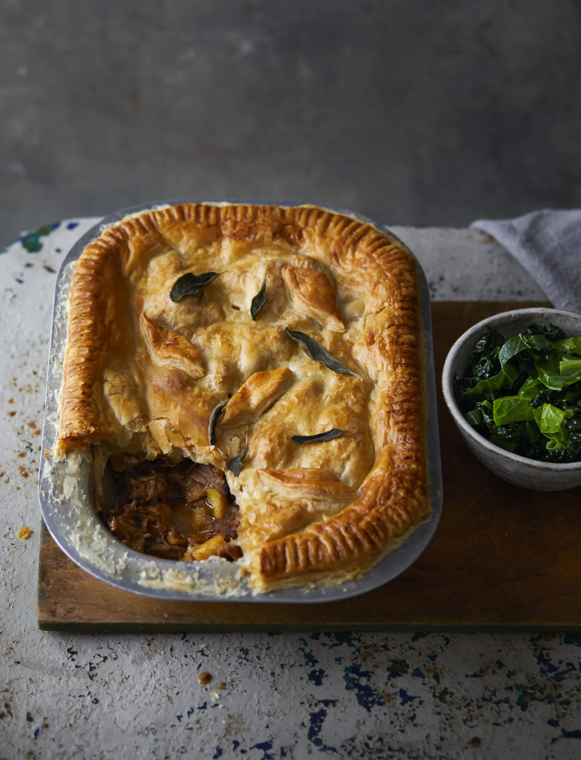 Pork and Parsnip Cobbler
