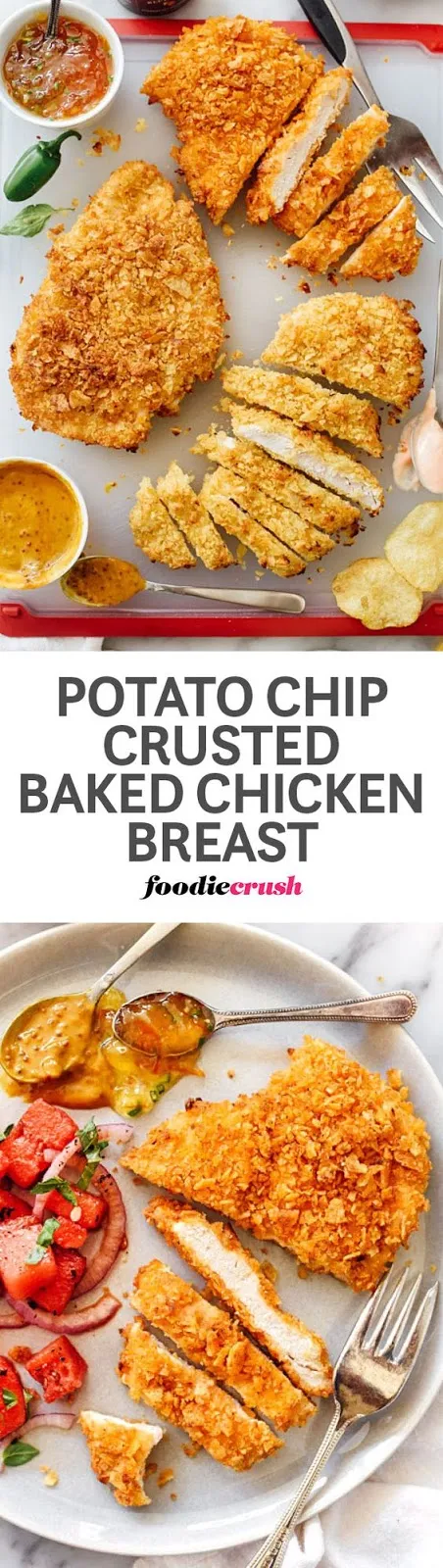 Potato Crusted Breast of Chicken