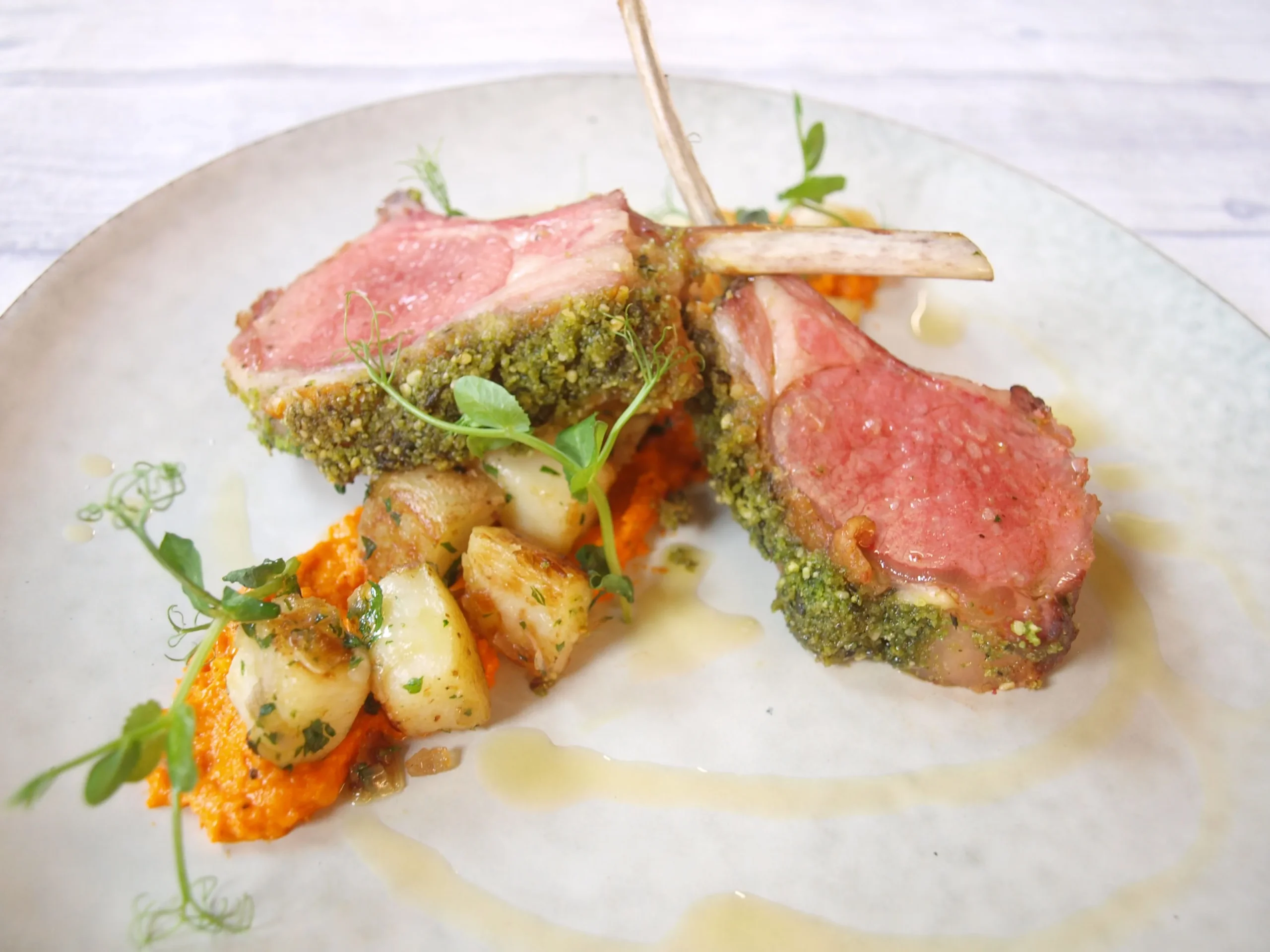 Potato Lamb and Herb Style Sauté