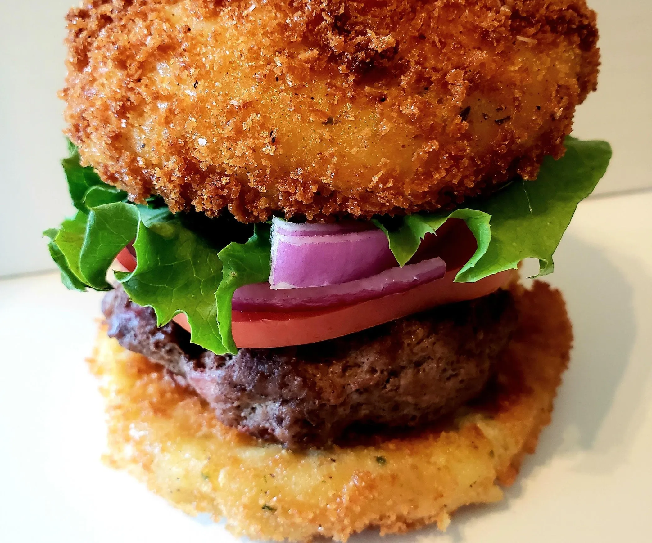 Potato and Leek Burgers