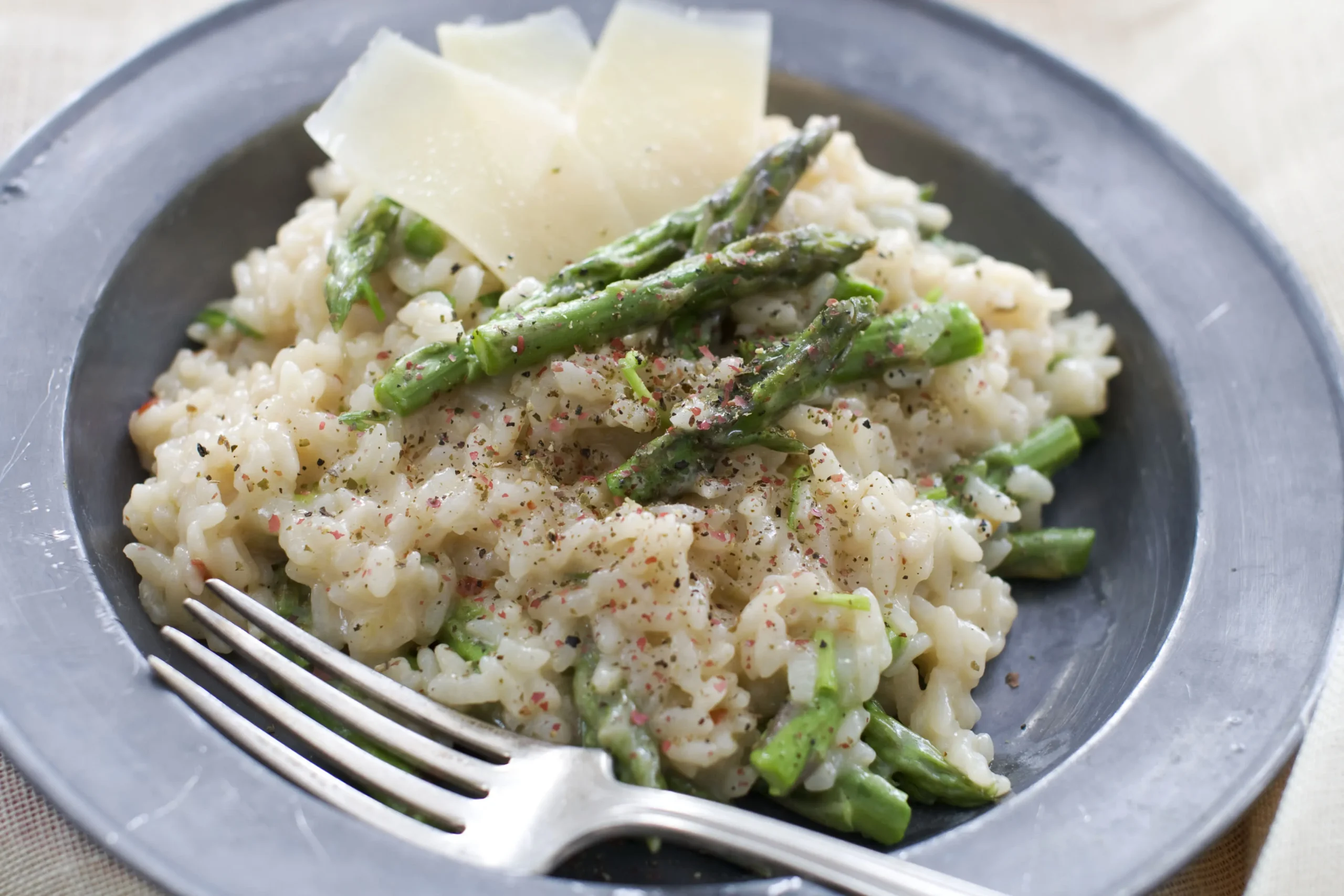Pressure Cooker Asparagus Risotto