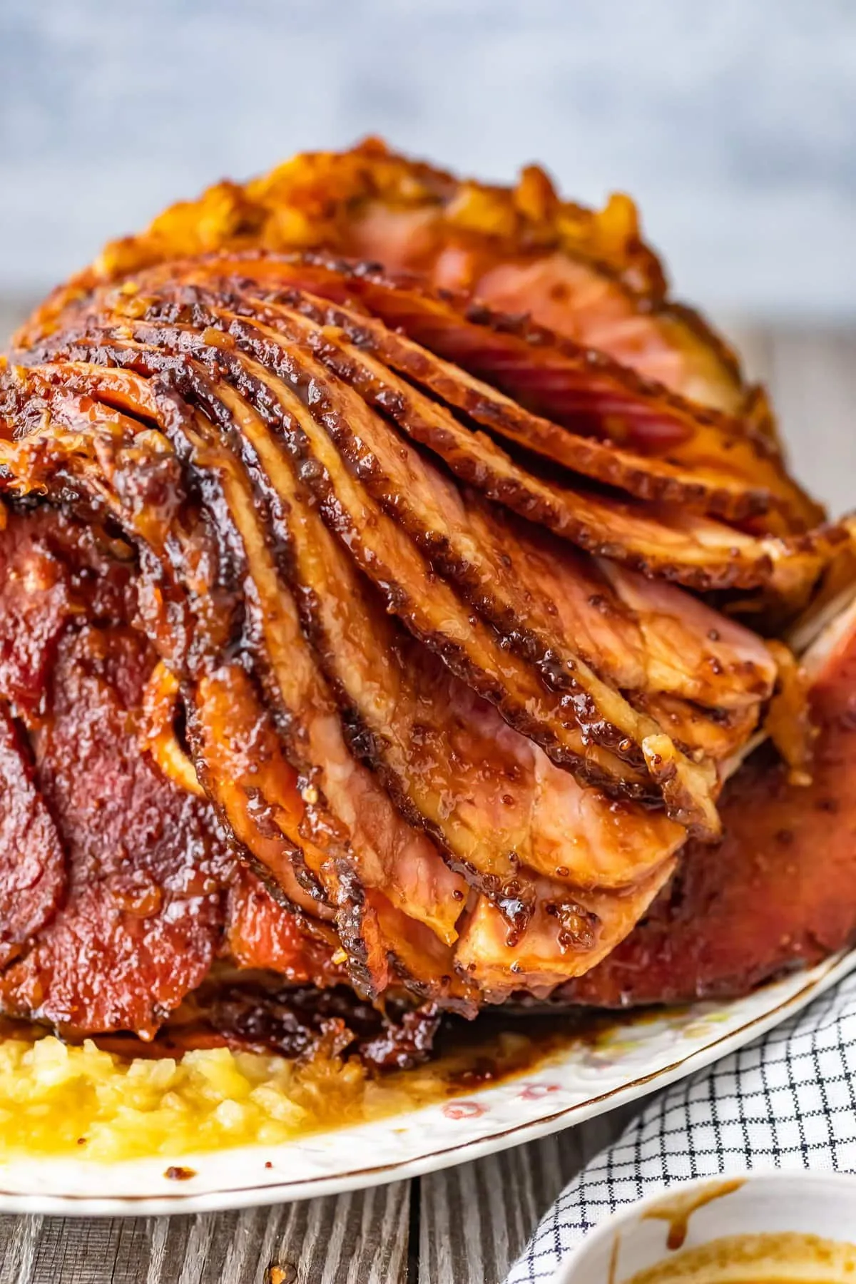 Pressure Cooker Ham with Pineapple and Brown Sugar