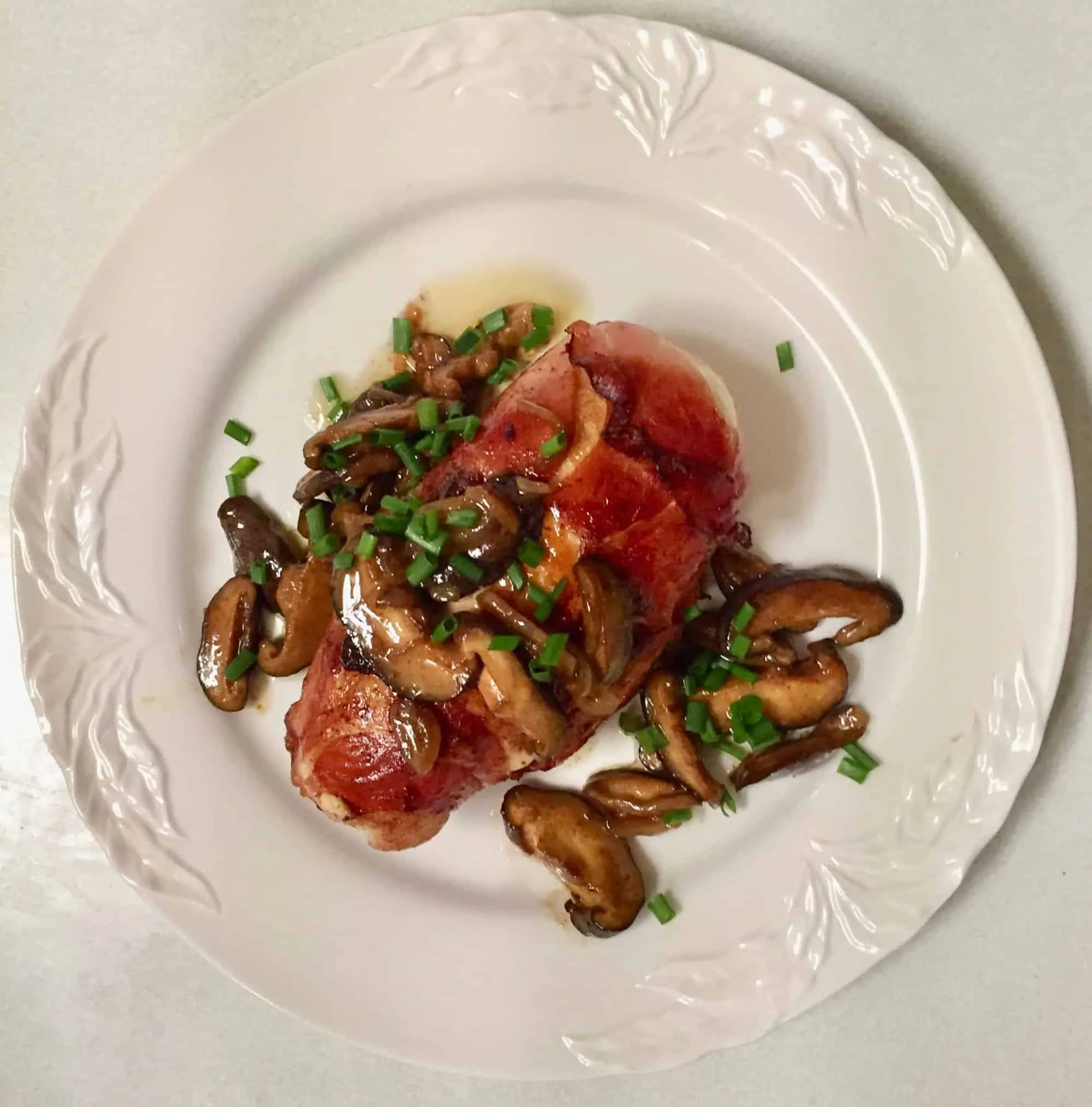 Prosciutto Wrapped Chicken Mushrooms Marsala Sauce