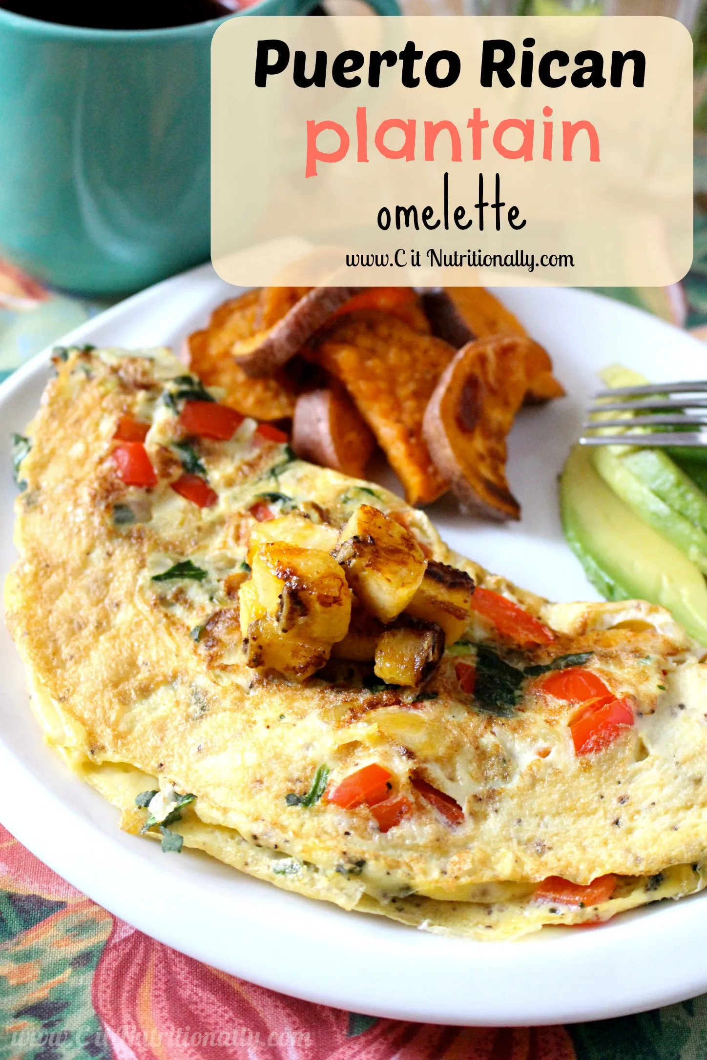 Puerto Rican Beef Plantain Omelette Piñon