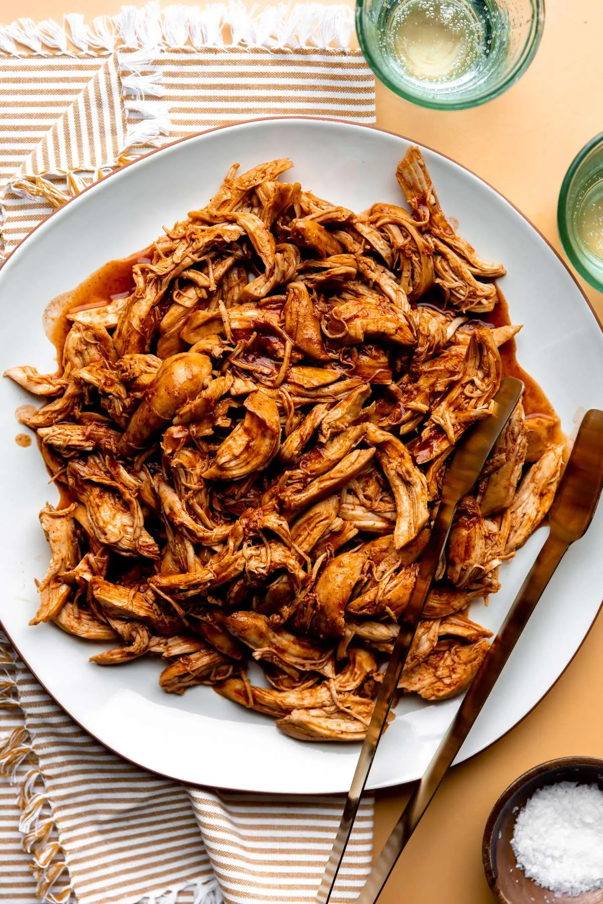 Pulled Chipotle Chicken with Corn and Chickpeas