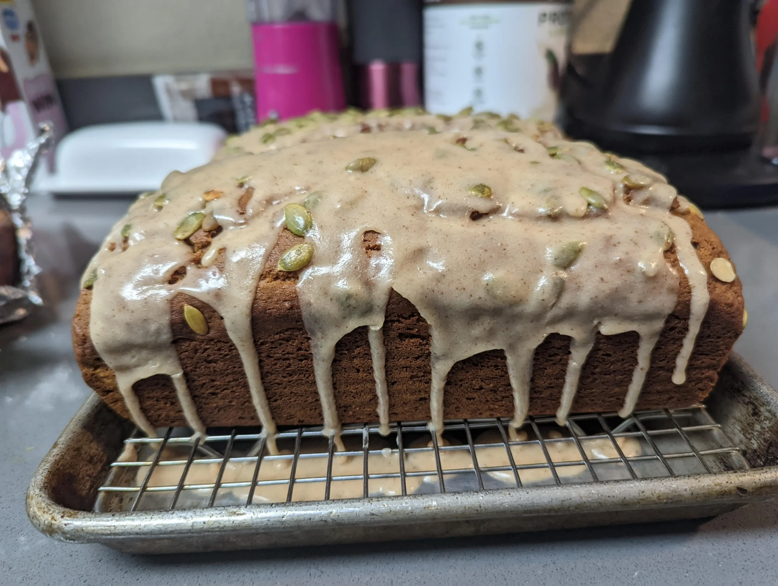 Pumpkin Bread with Miso Brown Butter Glaze
