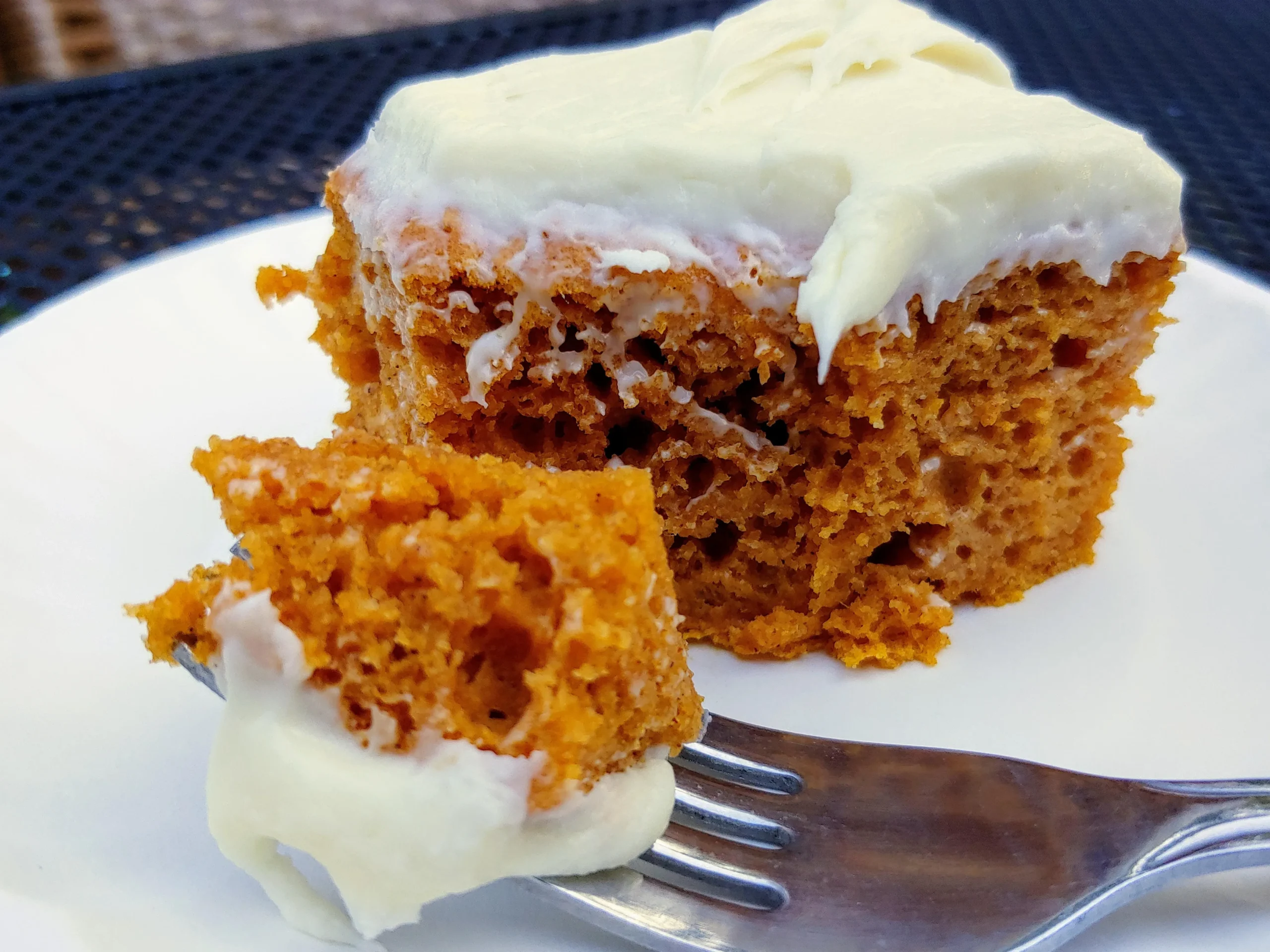 Pumpkin Dessert with Yellow Cake Mix