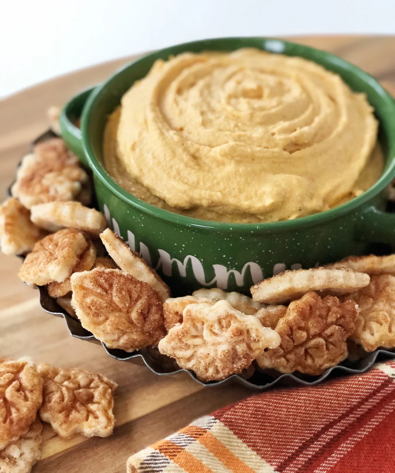 Pumpkin Pie Dip with Pie Crust Dippers
