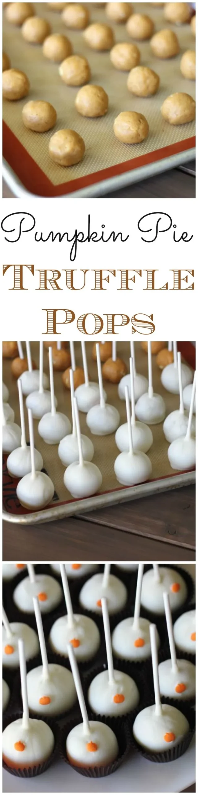 Pumpkin Pie Truffle Pops