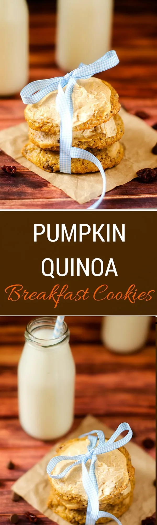Pumpkin Quinoa Breakfast Cookies