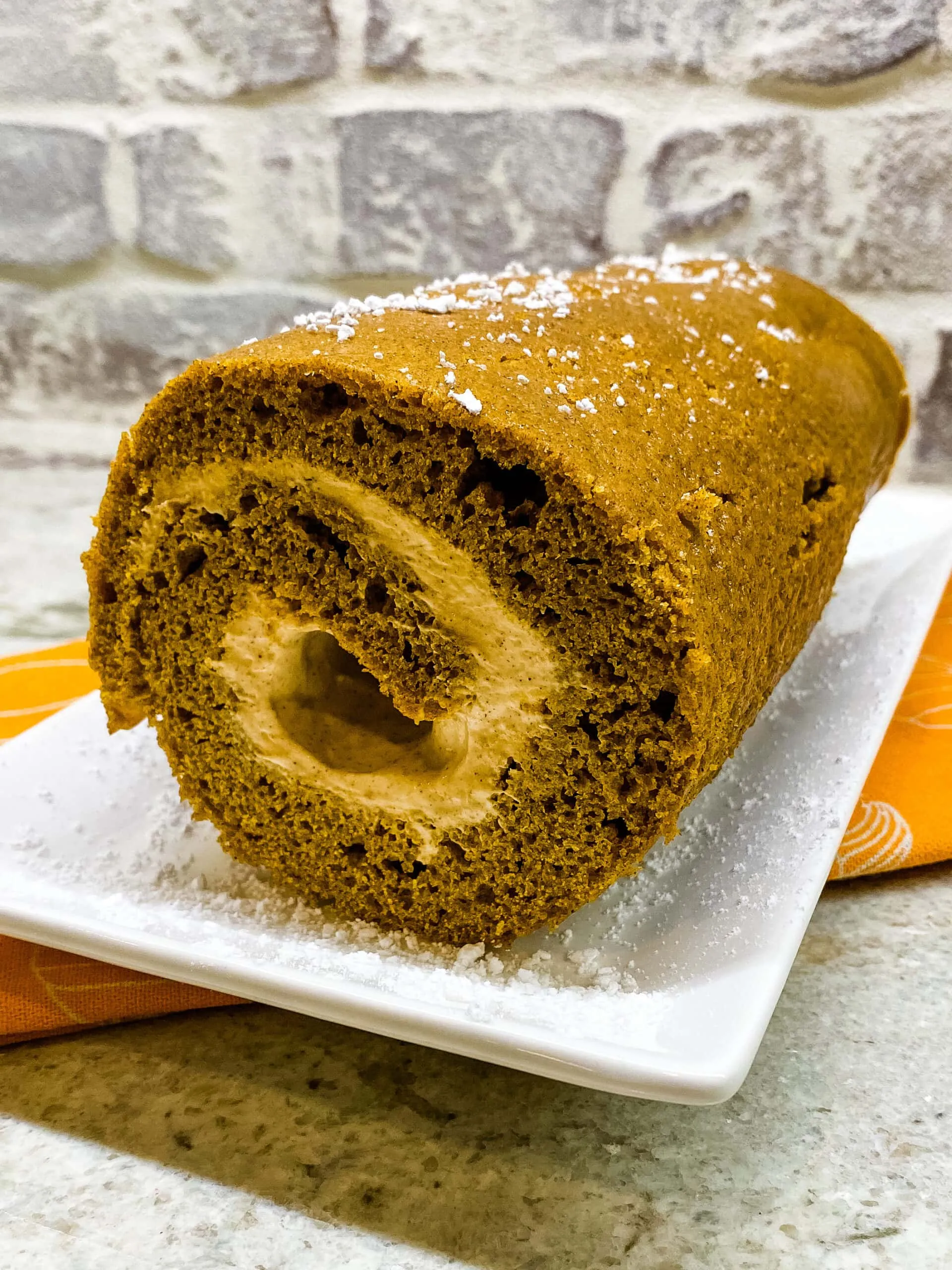 Pumpkin Roll Lightened Up