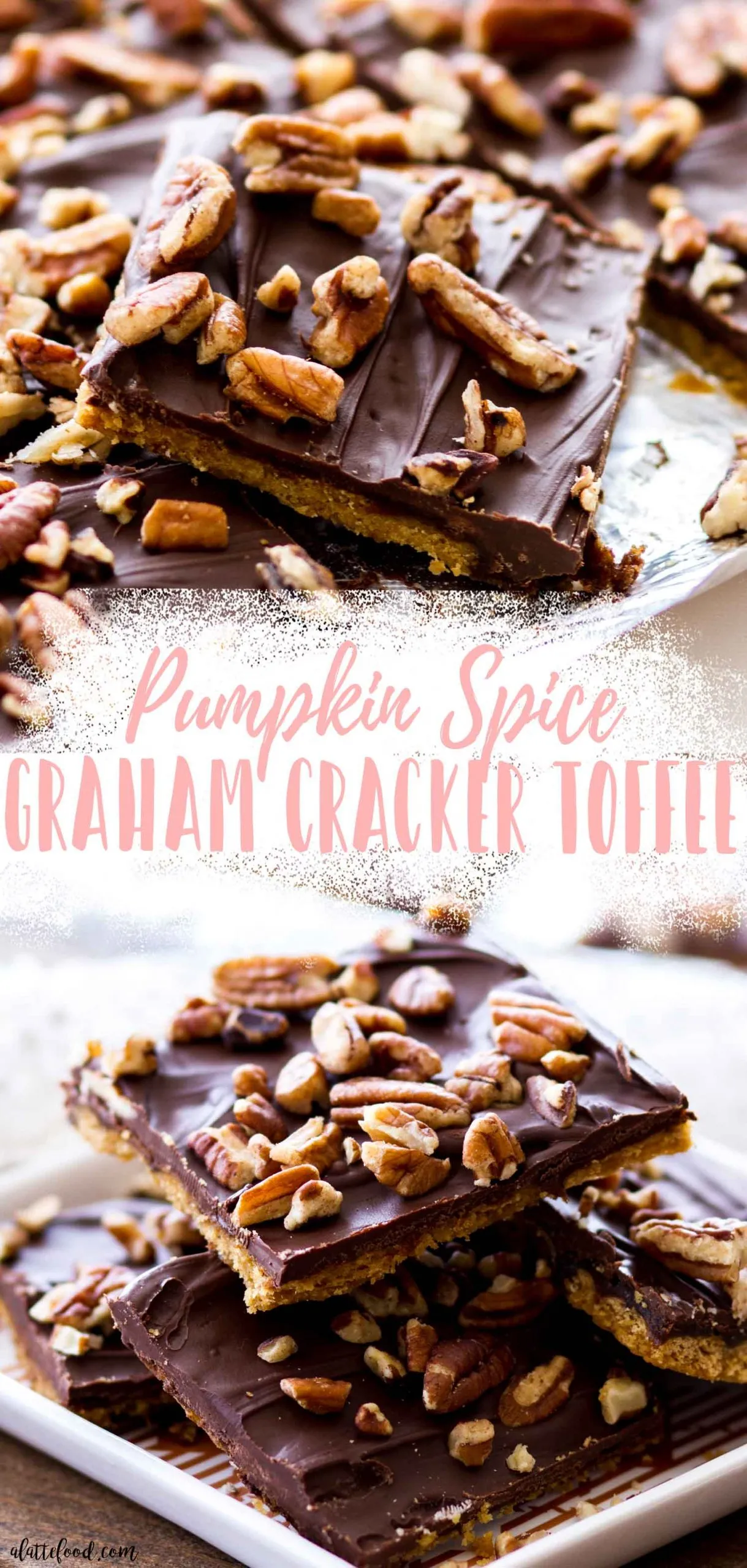 Pumpkin Spice Cracker Toffee