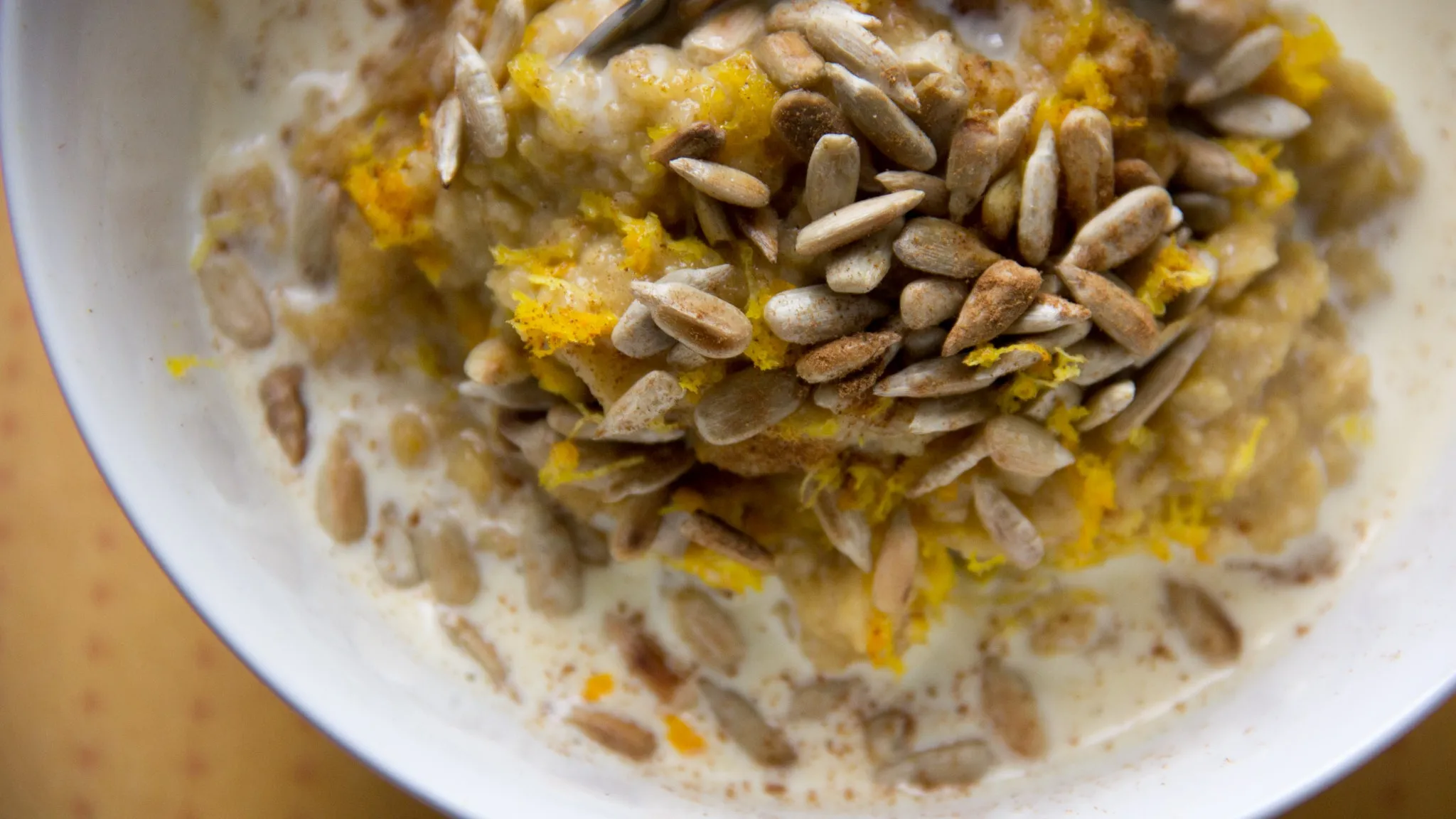 Pumpkin Spice Oatmeal Scrambled Egg White Salsa