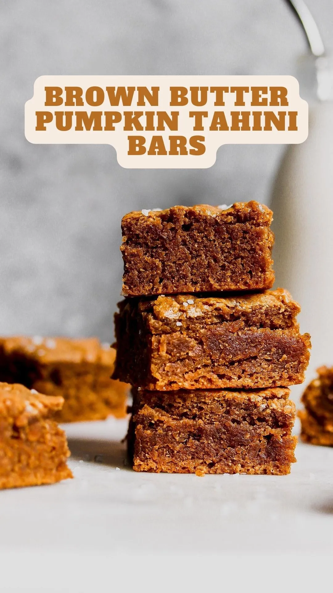 Pumpkin Tahini S'mores Bars