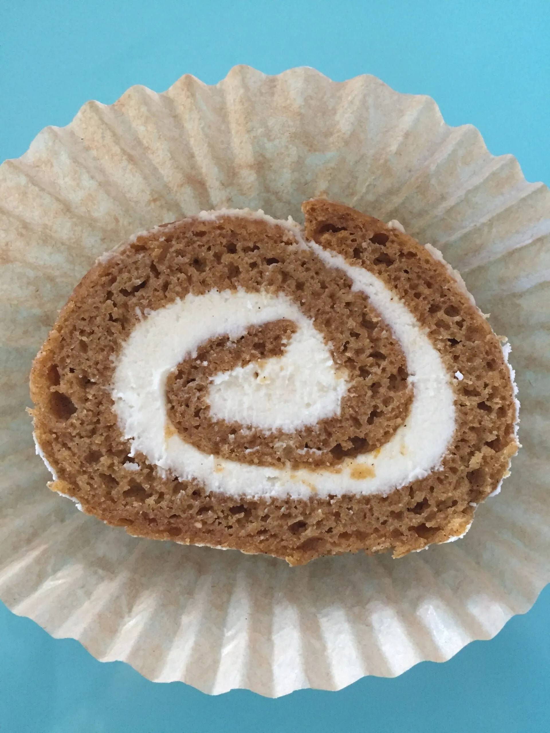 Pumpkin and Cream Cheese Roulade