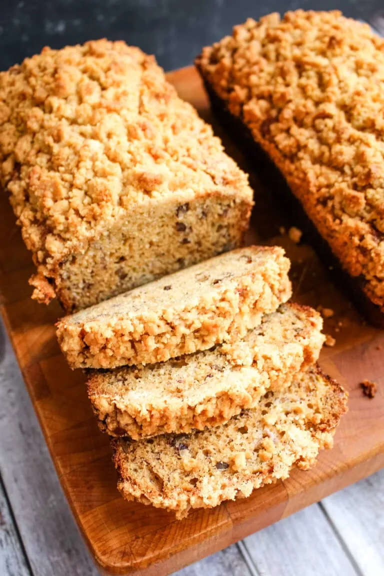 Purple Ribbon Banana Cake
