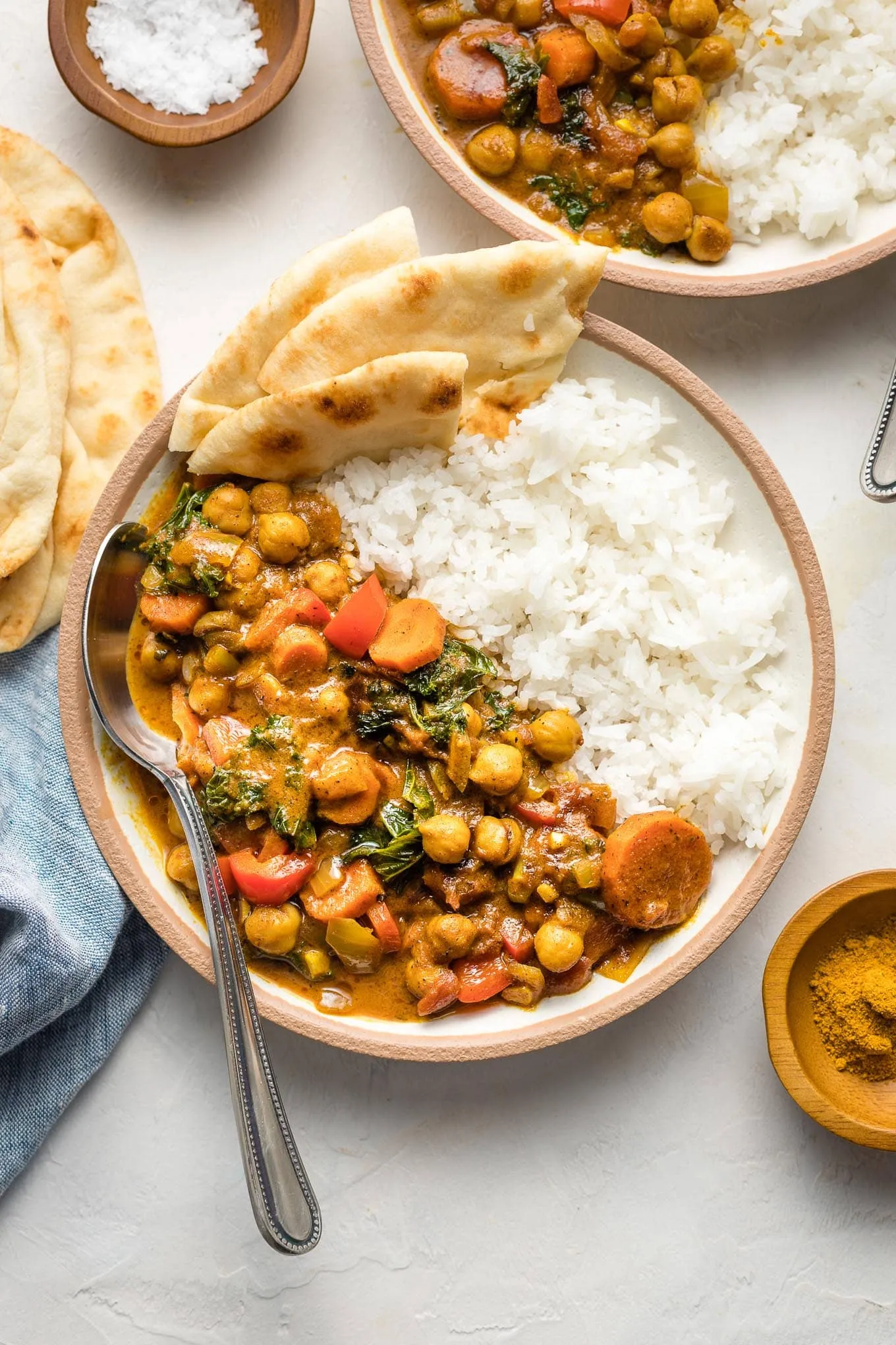 Quick Chickpea Curry Instant Pot