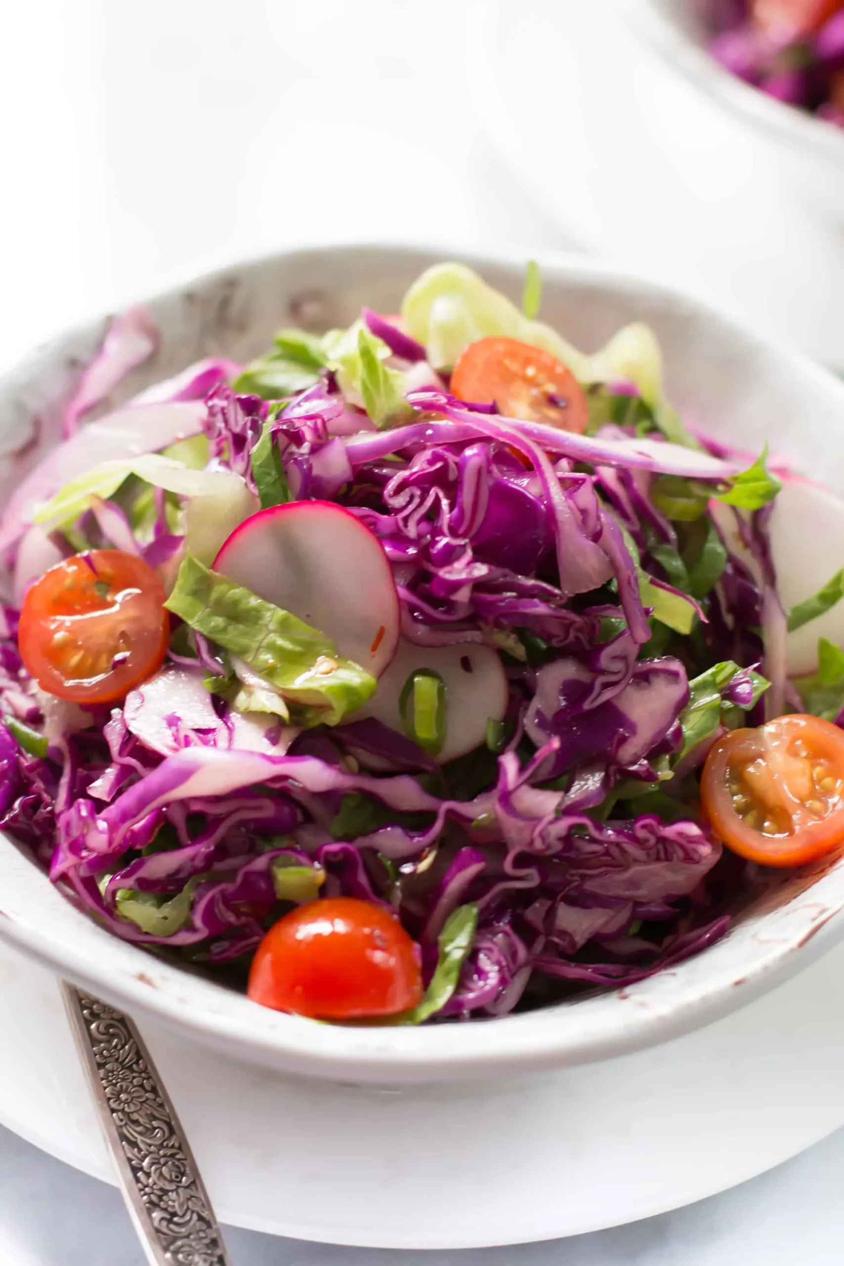 Quick Easy Red Cabbage Salad