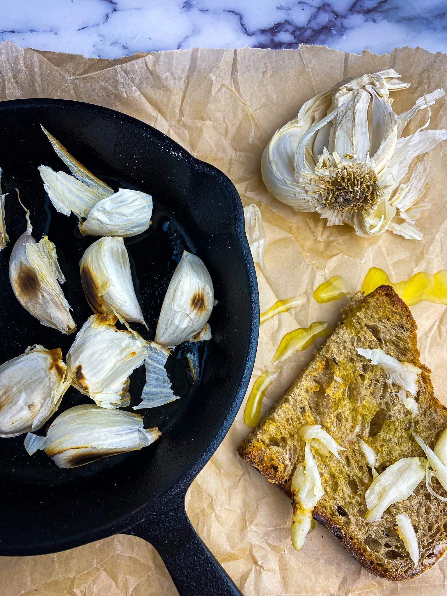 Quick Easy Roasted Garlic