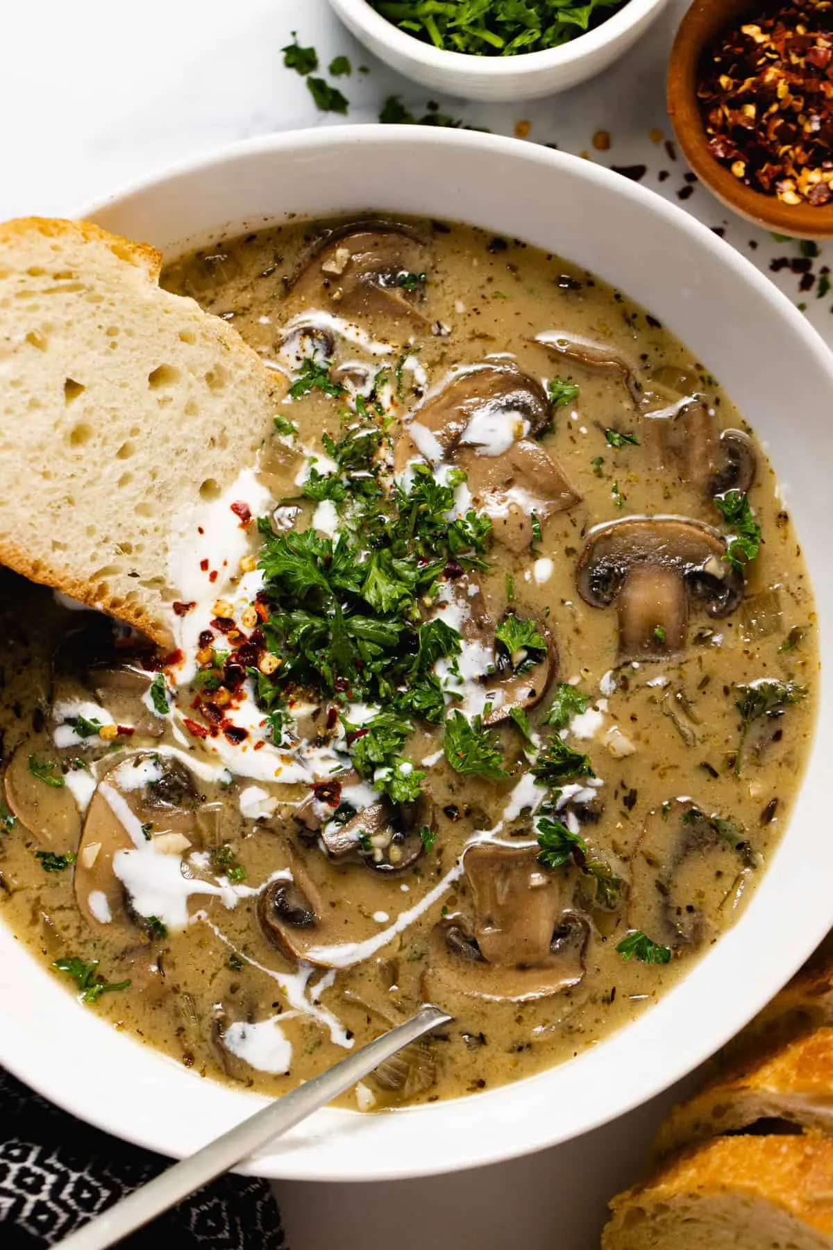 Quick Easy Vegan Mushroom Soup