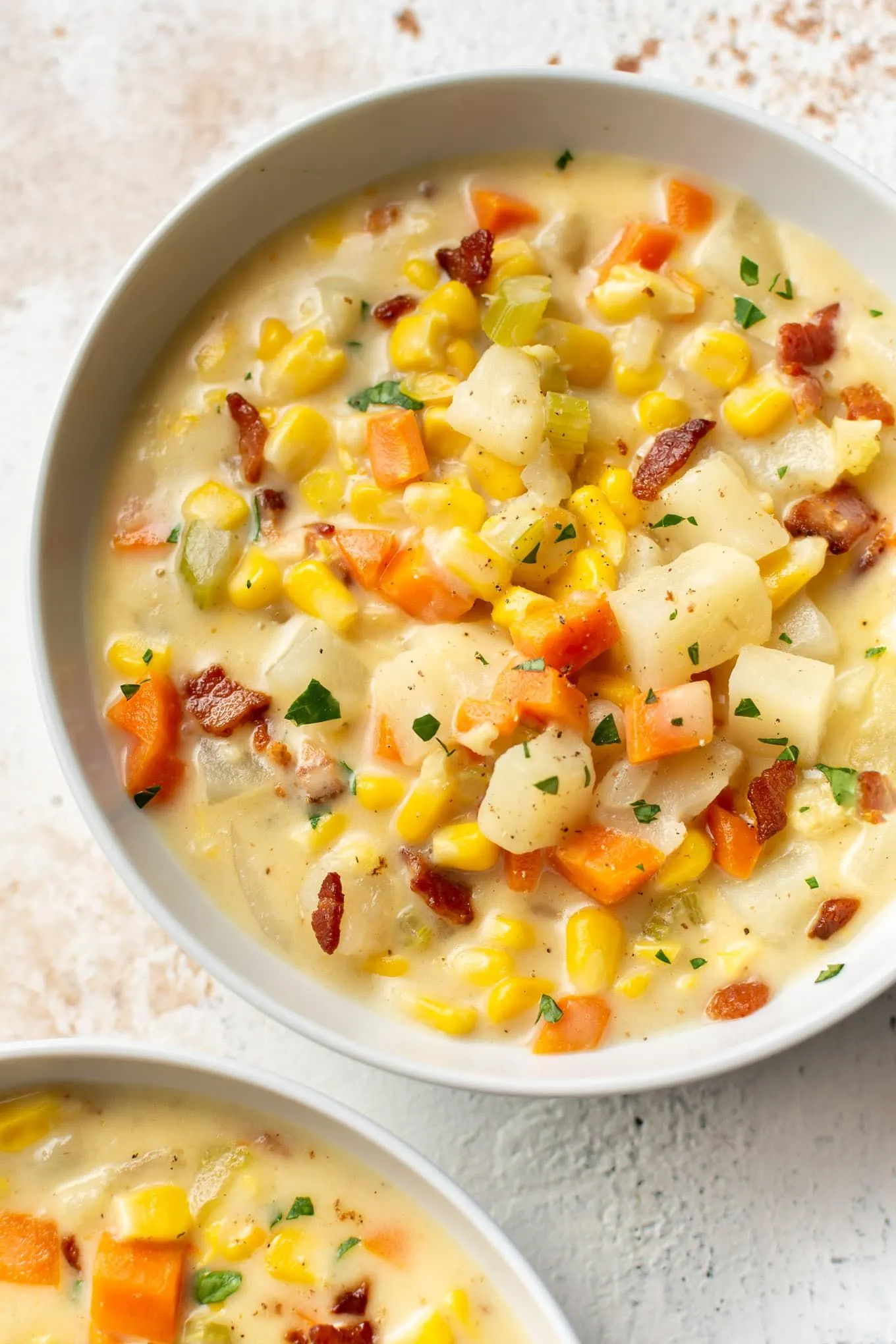 Quick Potato Corn Chowder