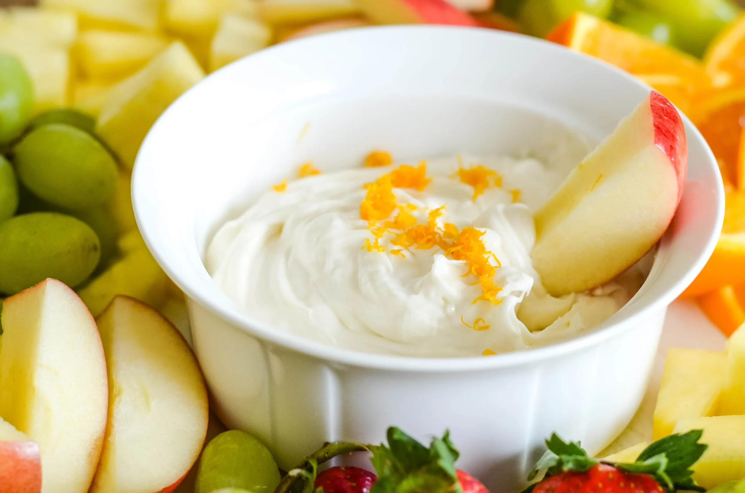 Quick and Easy Cream Cheese Fruit Dip